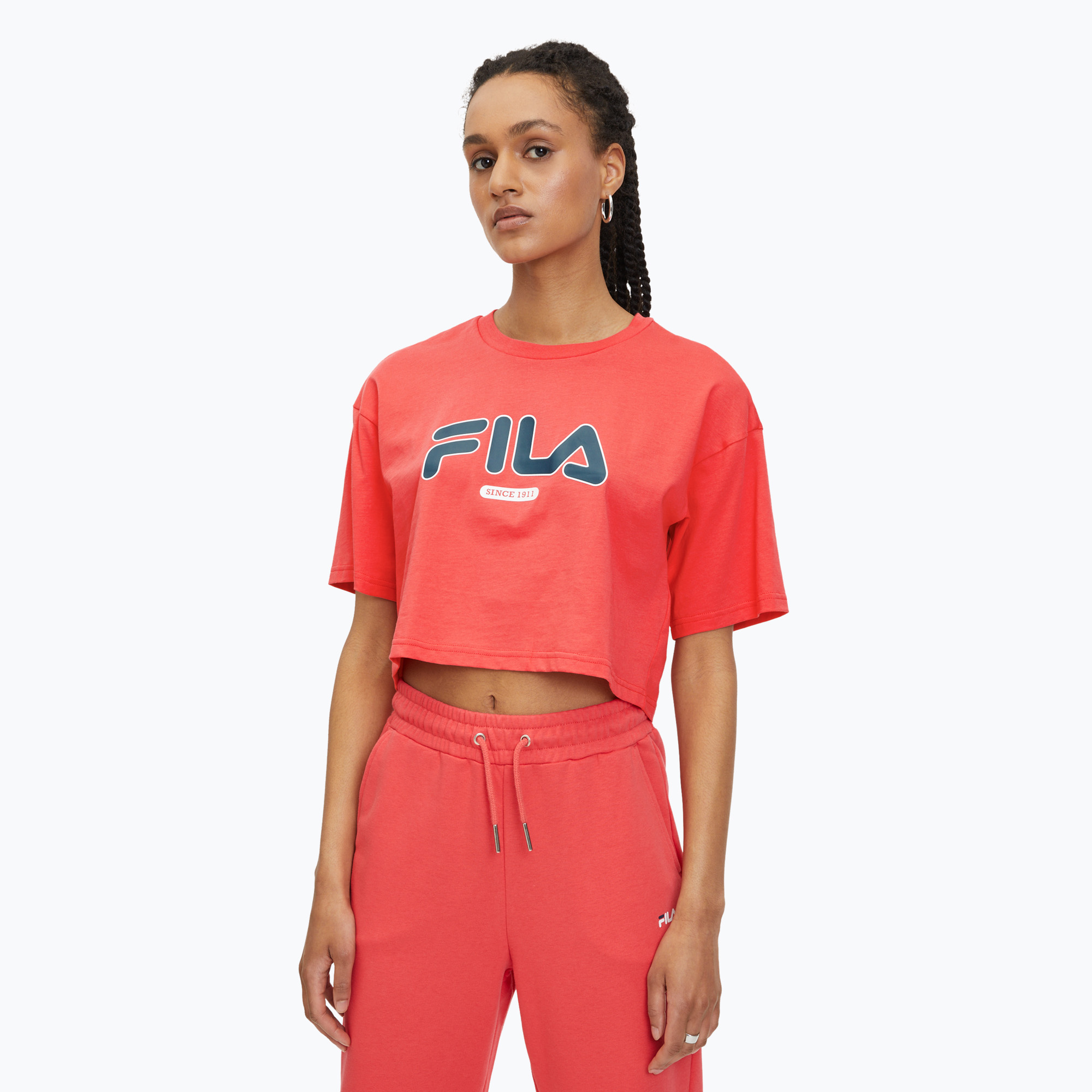 Dámske tričko FILA Lucena cayenne (Lucena FAW0757)