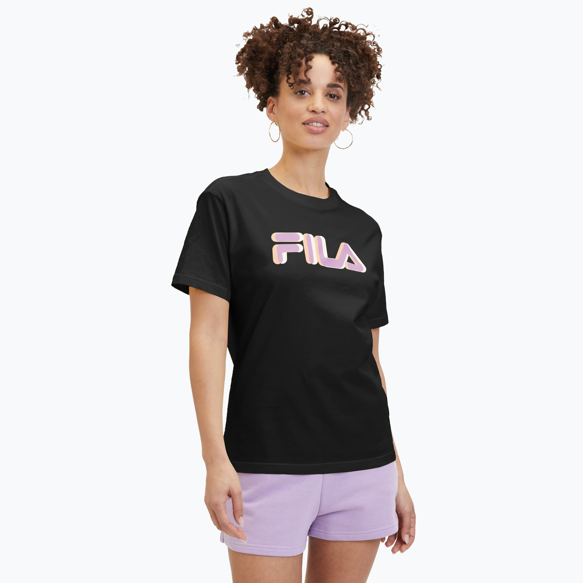 Dámske tričko FILA Londrina black (Londrina FAW0765)