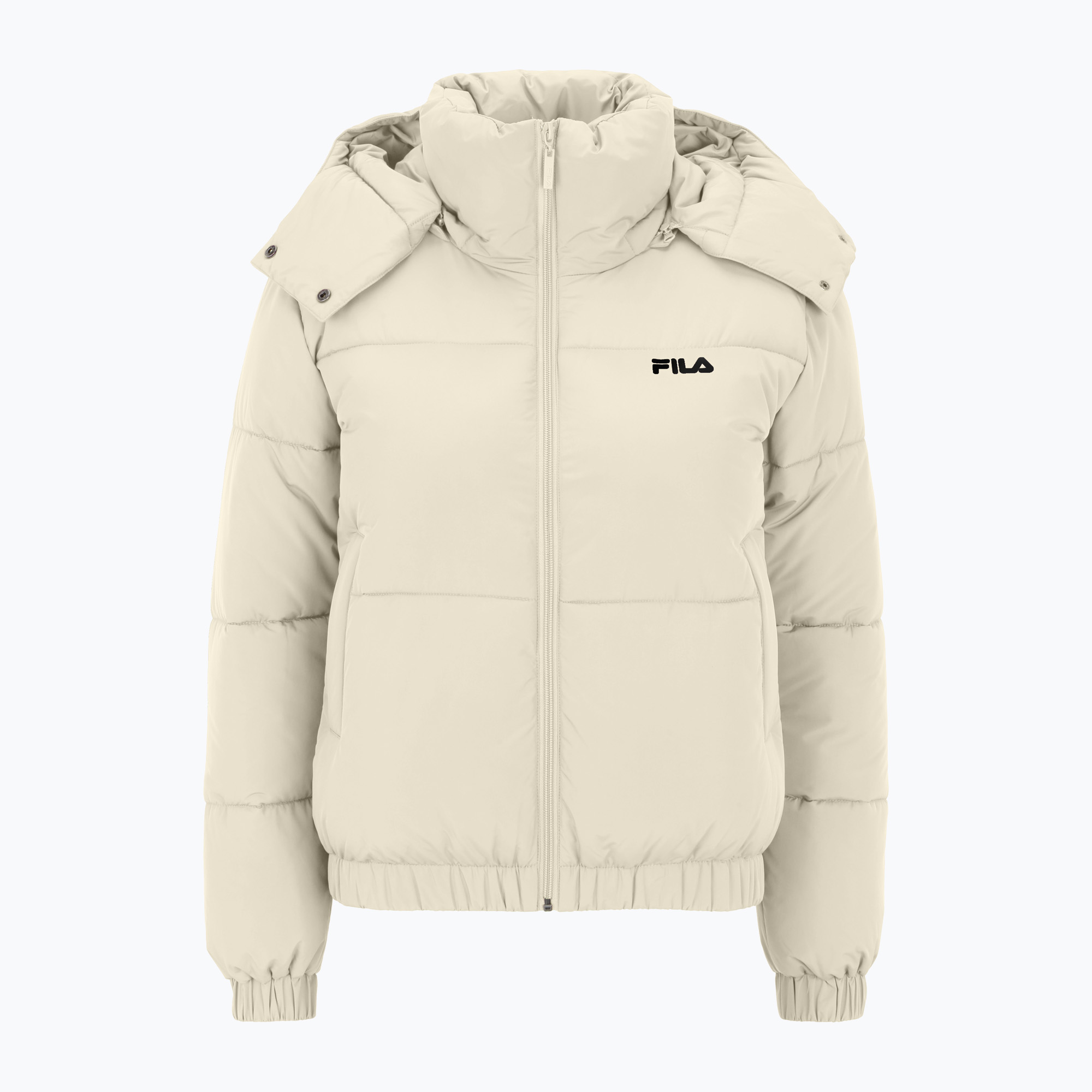 Dámska páperová bunda FILA Buchen Cropped Puffer antique white (Buchen Cropped Puffer FAW0549)