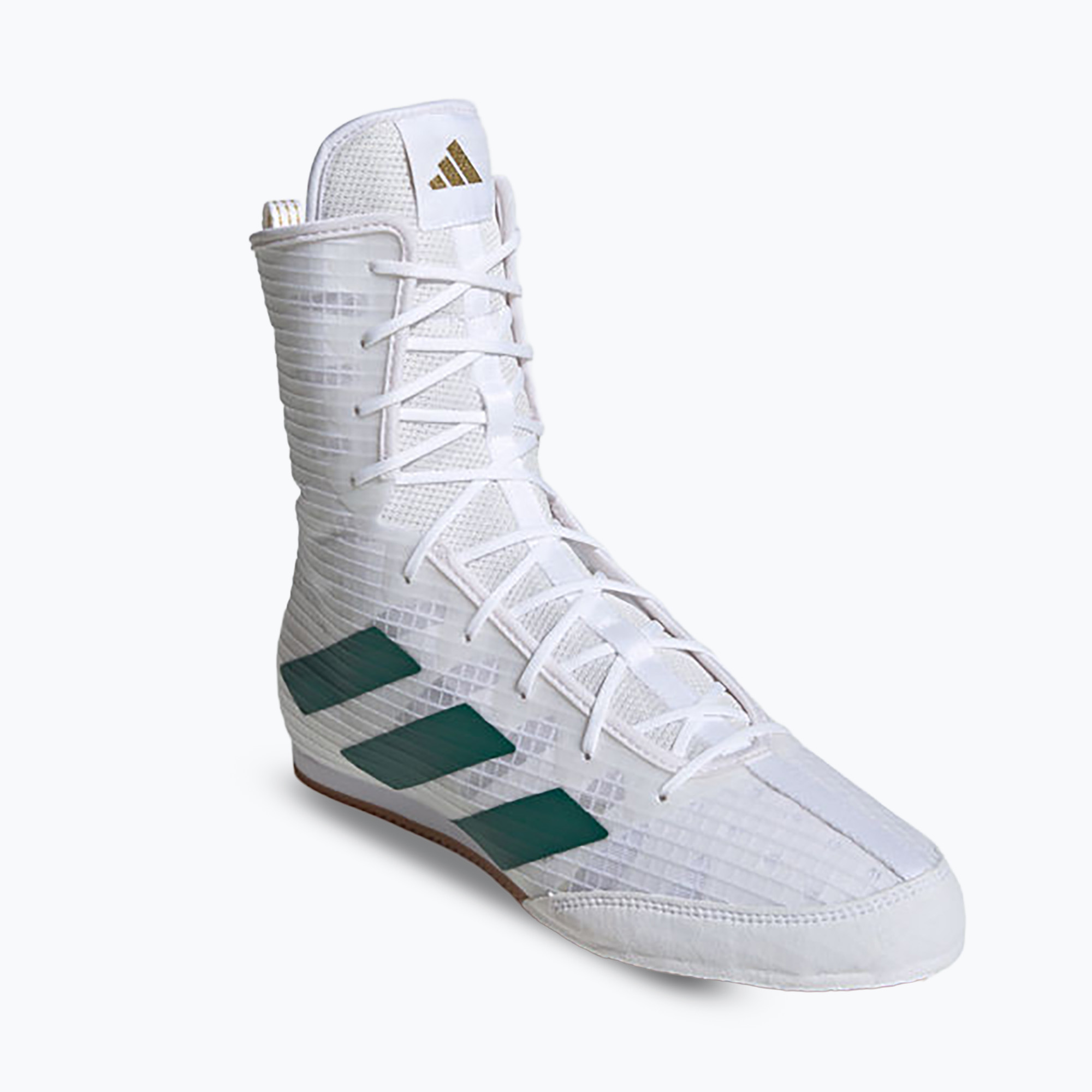 Boxerské topánky adidas Box Hog 4 cloud white/collegiate green/core black (Box Hog 4 IH2731)