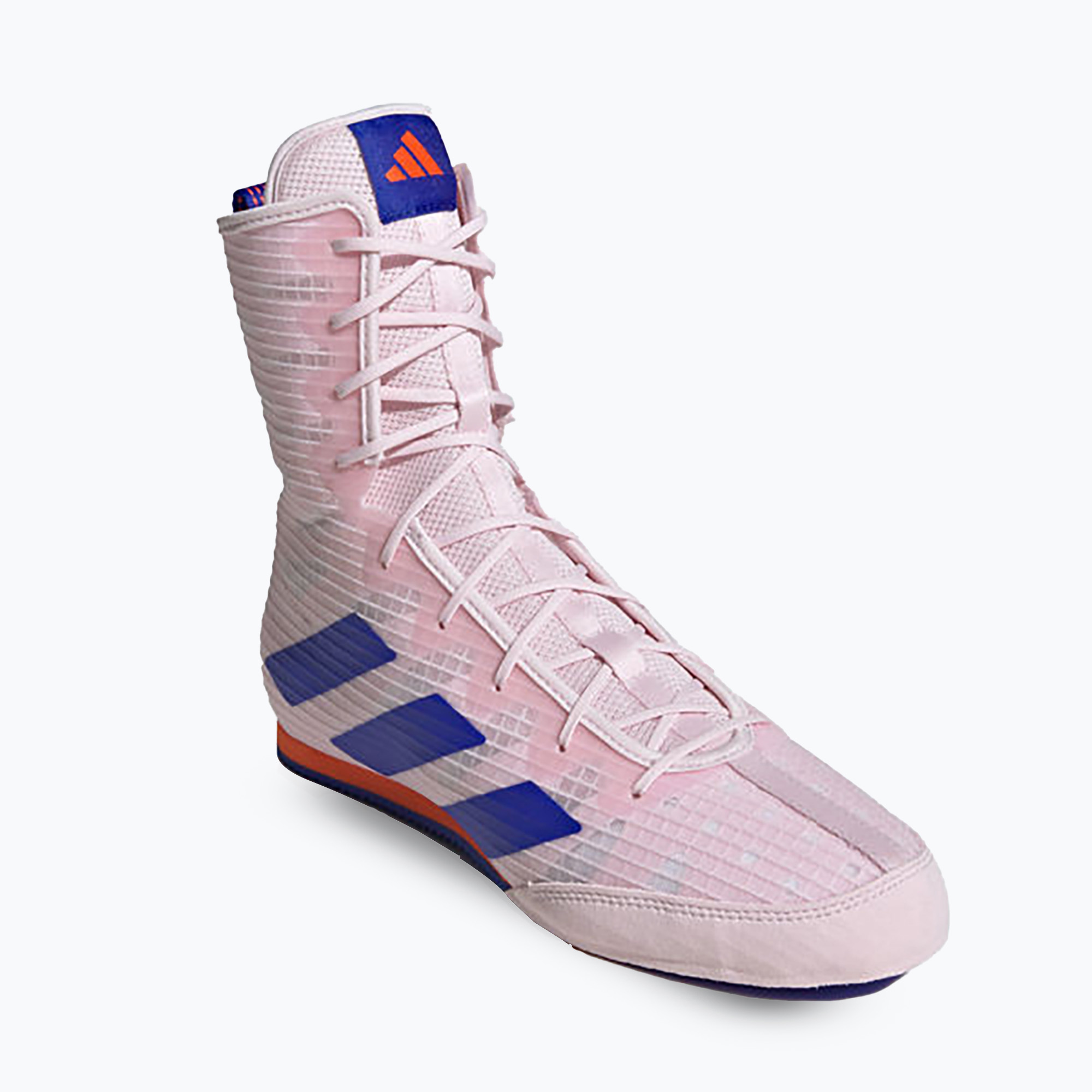 Boxerské topánky adidas Box Hog 4 almost pink/lucid blue/impact orange (Box Hog 4 IH2733)