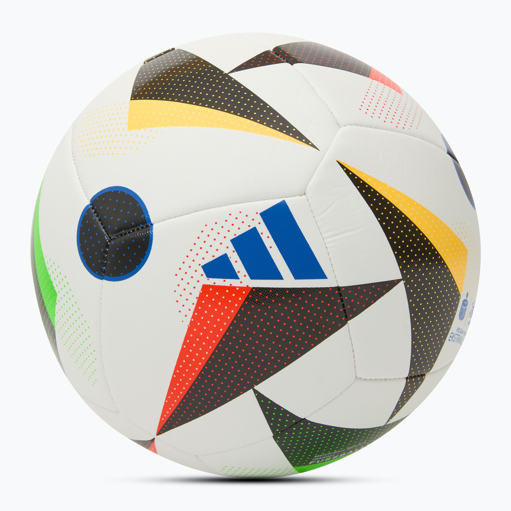 Futbalová lopta adidas Ekstraklasa Training white/black/glow blue veľ. 5