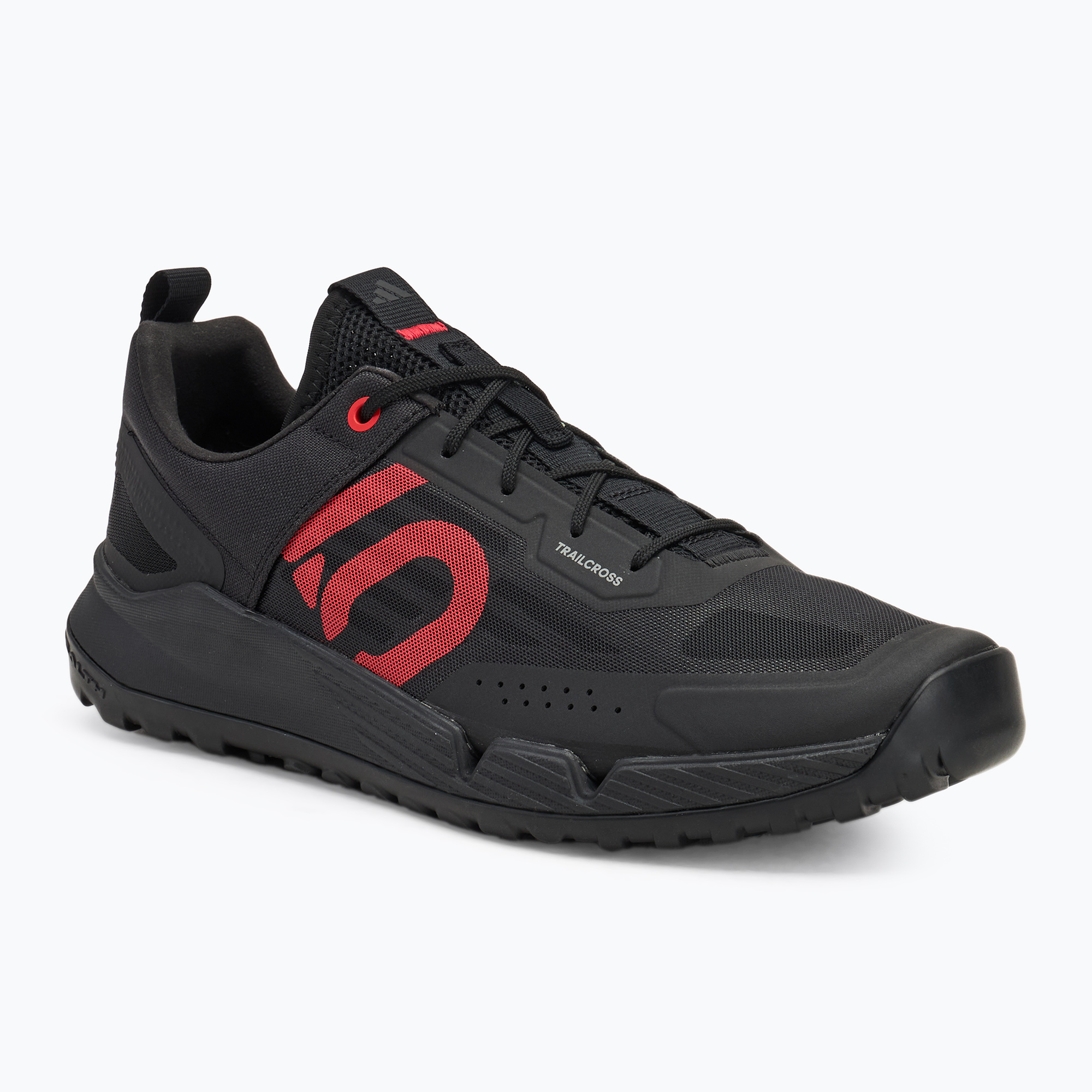 Pánske cyklistické topánky Adidas FIVE TEN Trailcross LT core black/pure ruby/grey three platform (Trailcross LT IH0809)