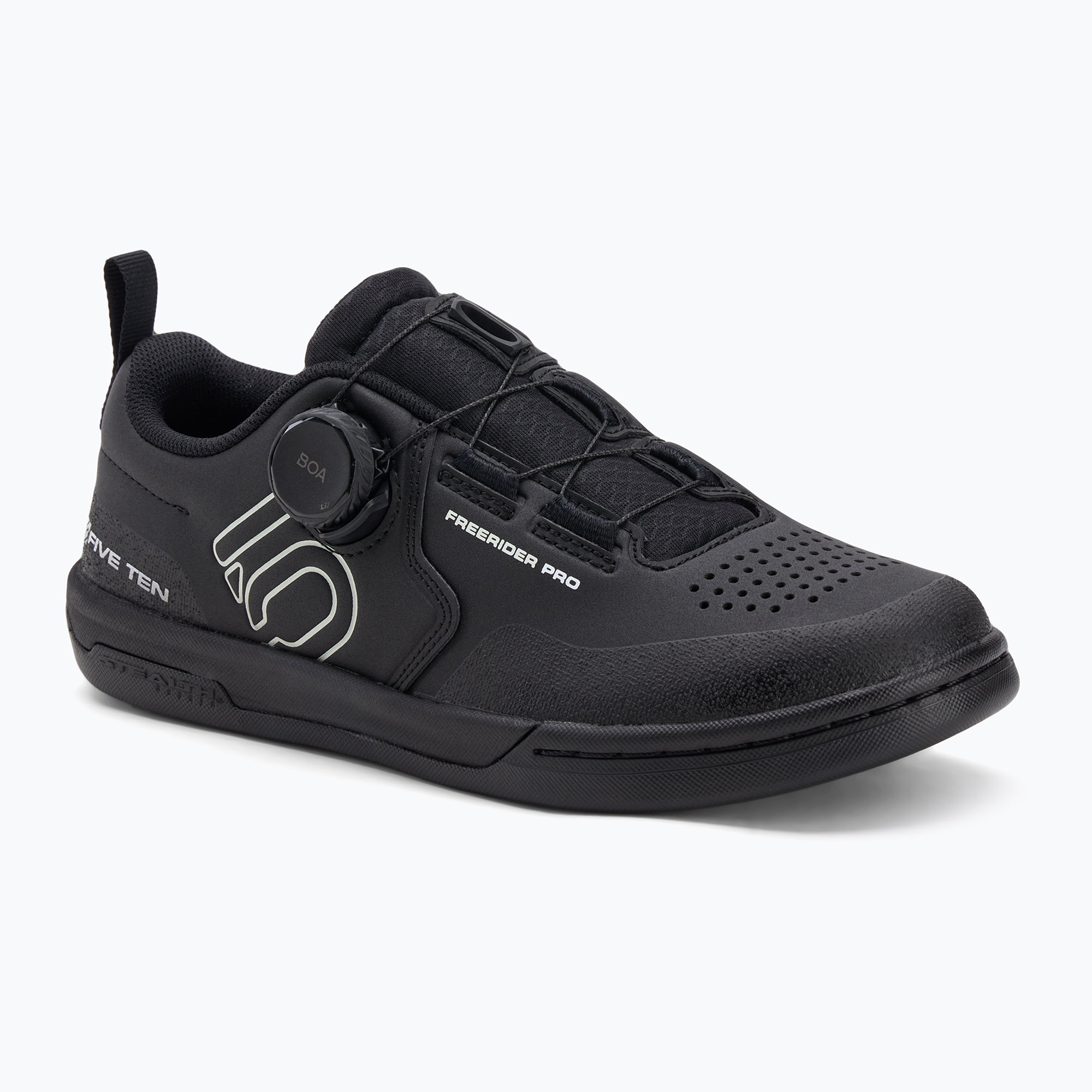 Dámska cyklistická obuv adidas FIVE TEN Freerider Pro Boa W core black/linen green/white (Freerider Pro Boa W IH5845)