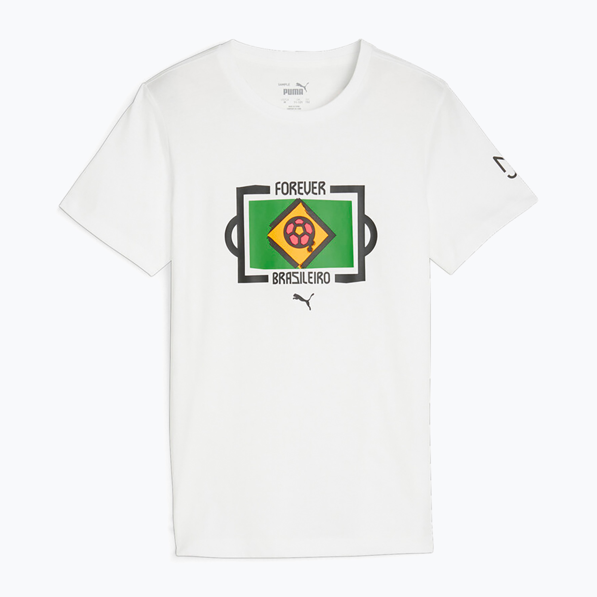Detské futbalové tričko PUMA Neymar Jr Tee puma white (Neymar Jr Tee 659221 01)