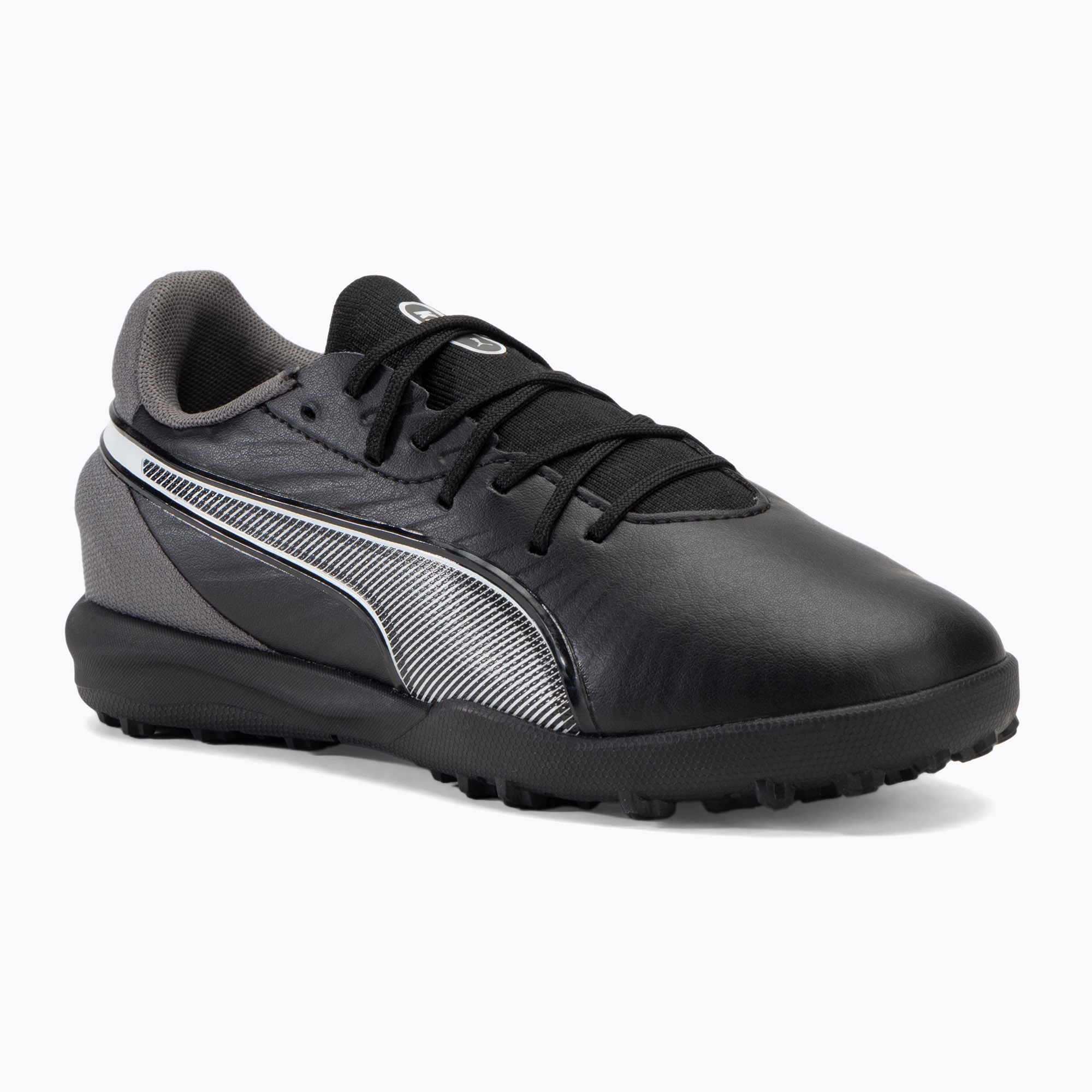 Detská futbalová obuv/ kopačky PUMA King Match TT Jr puma black/puma white/cool dark gray (King Match TT Jr 108050 01)