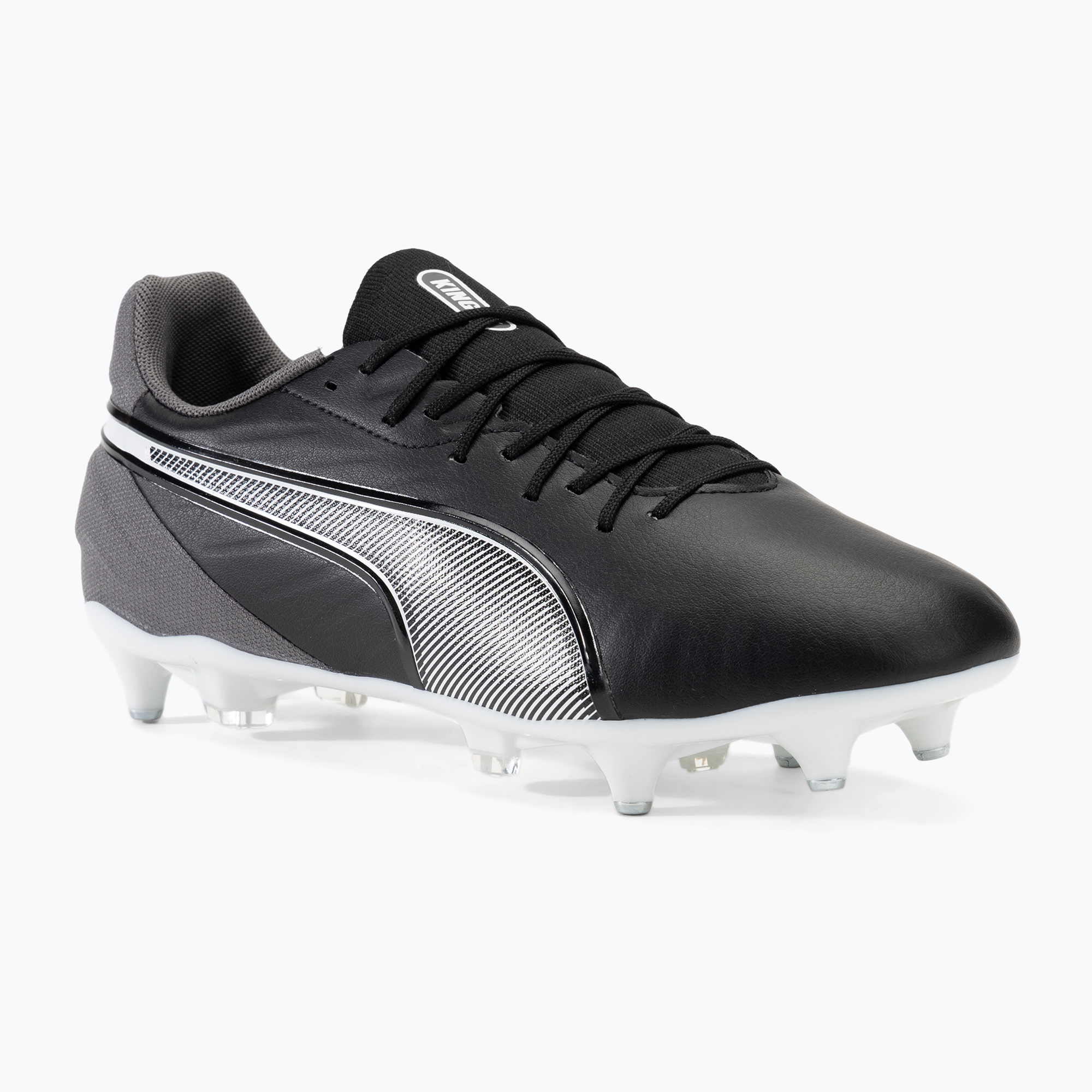 Pánska futbalová obuv/ kopačky PUMA King Match MxSG puma black/puma white/cool dark gray (King Match MxSG 107875 01)