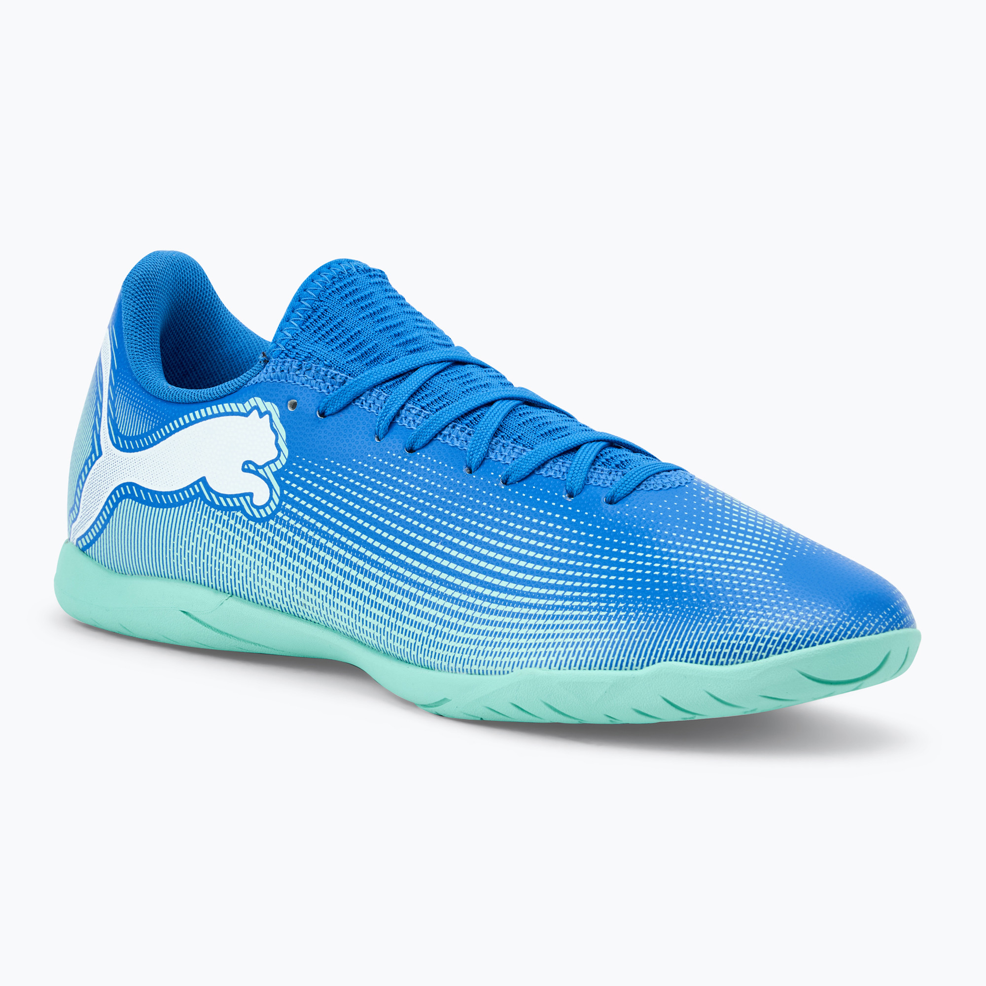 Kopačky PUMA Future 7 Play It hyperlink blue/mint/puma white (Future 7 Play It 107942 01)