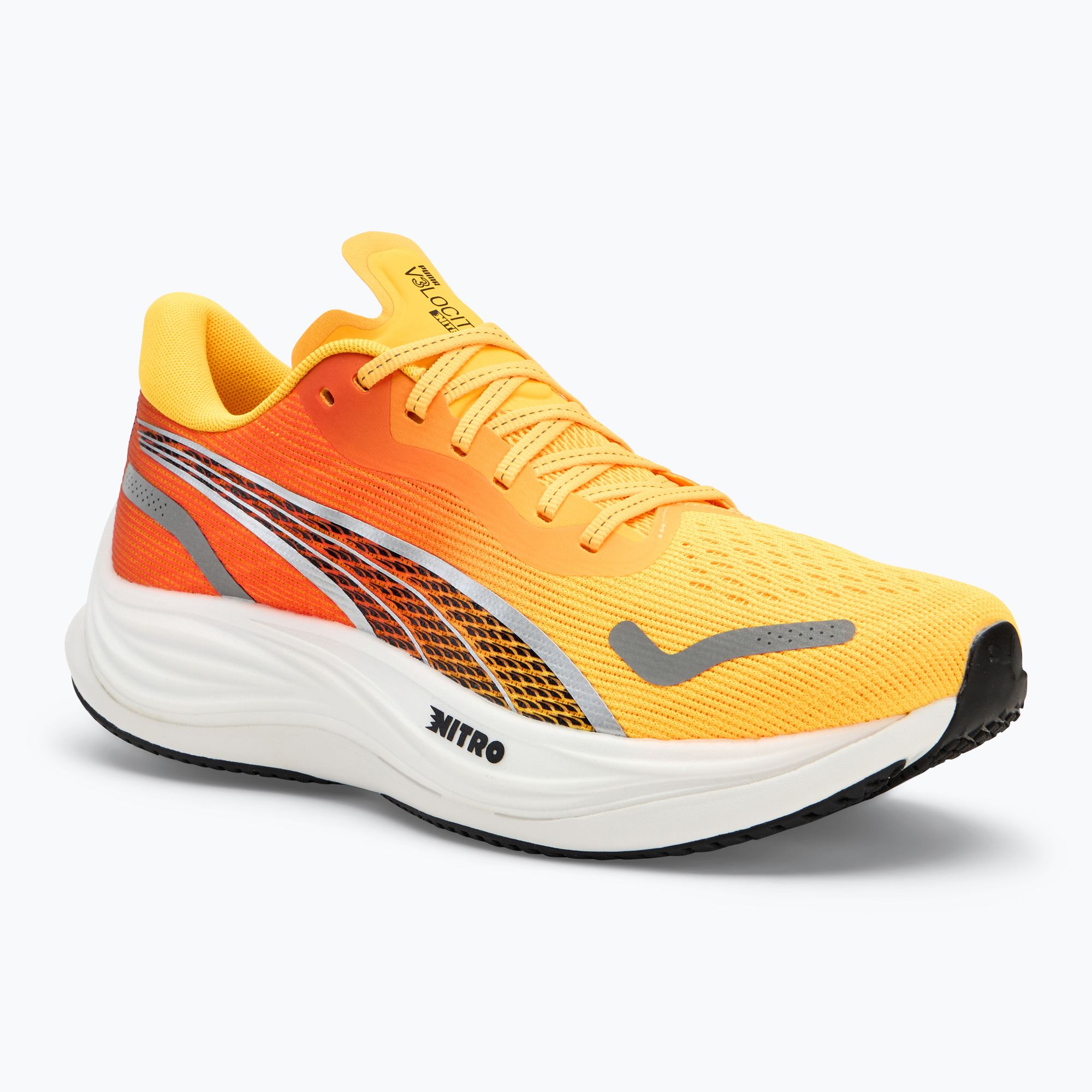 Pánska bežecká obuv PUMA Velocity Nitro 3 Fade sun stream/sunset glow/white (Velocity Nitro 3 Fade 310483 01)