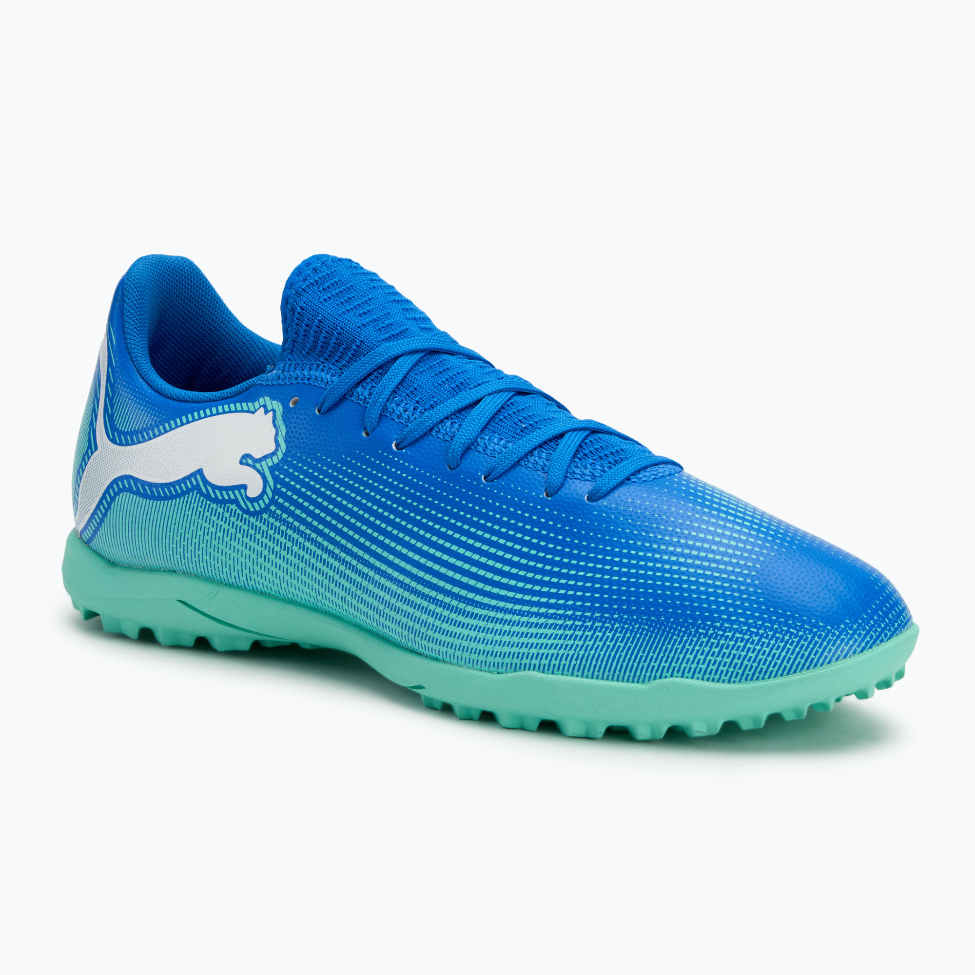 Kopačky PUMA Future 7 Play TT hyperlink blue/mint/puma white (Future 7 Play TT 107943 01)