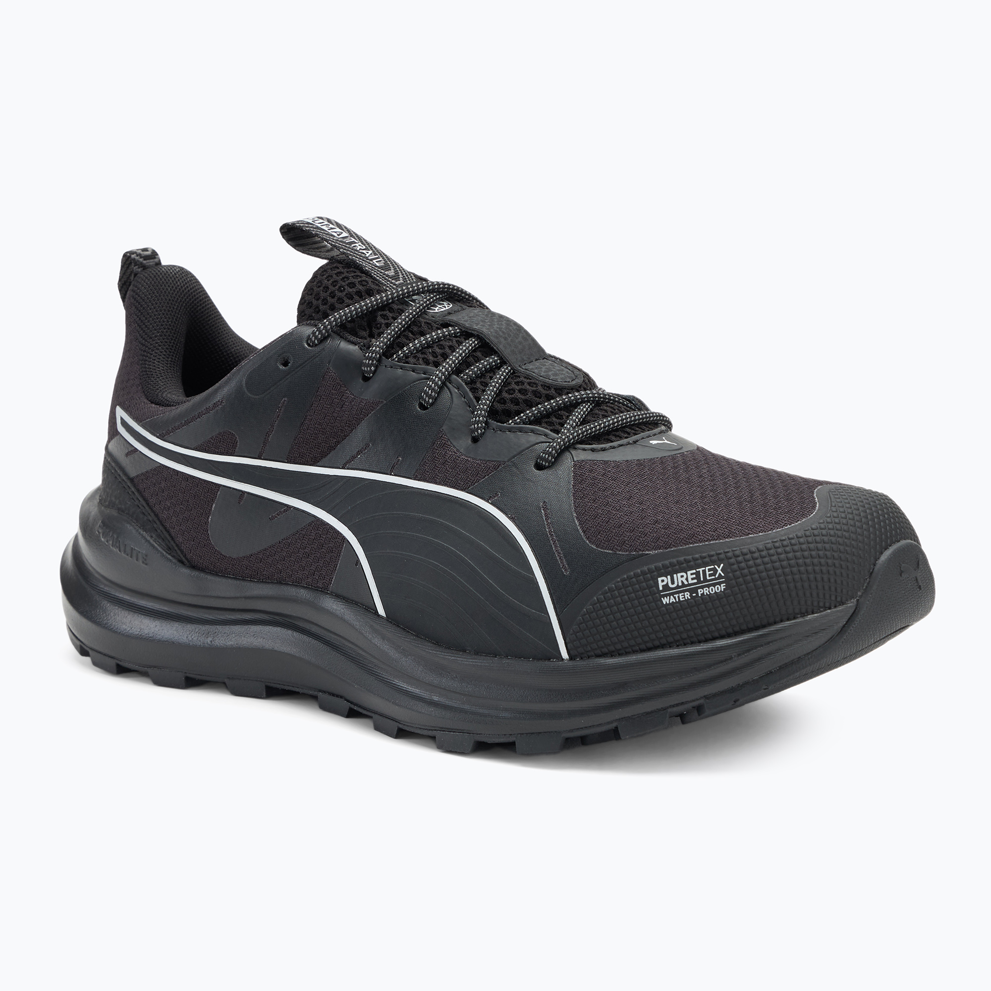 Pánska bežecká obuv PUMA Reflect Lite Trail Puretex puma black/puma silver (Reflect Lite Trail Puretex 310095 01)