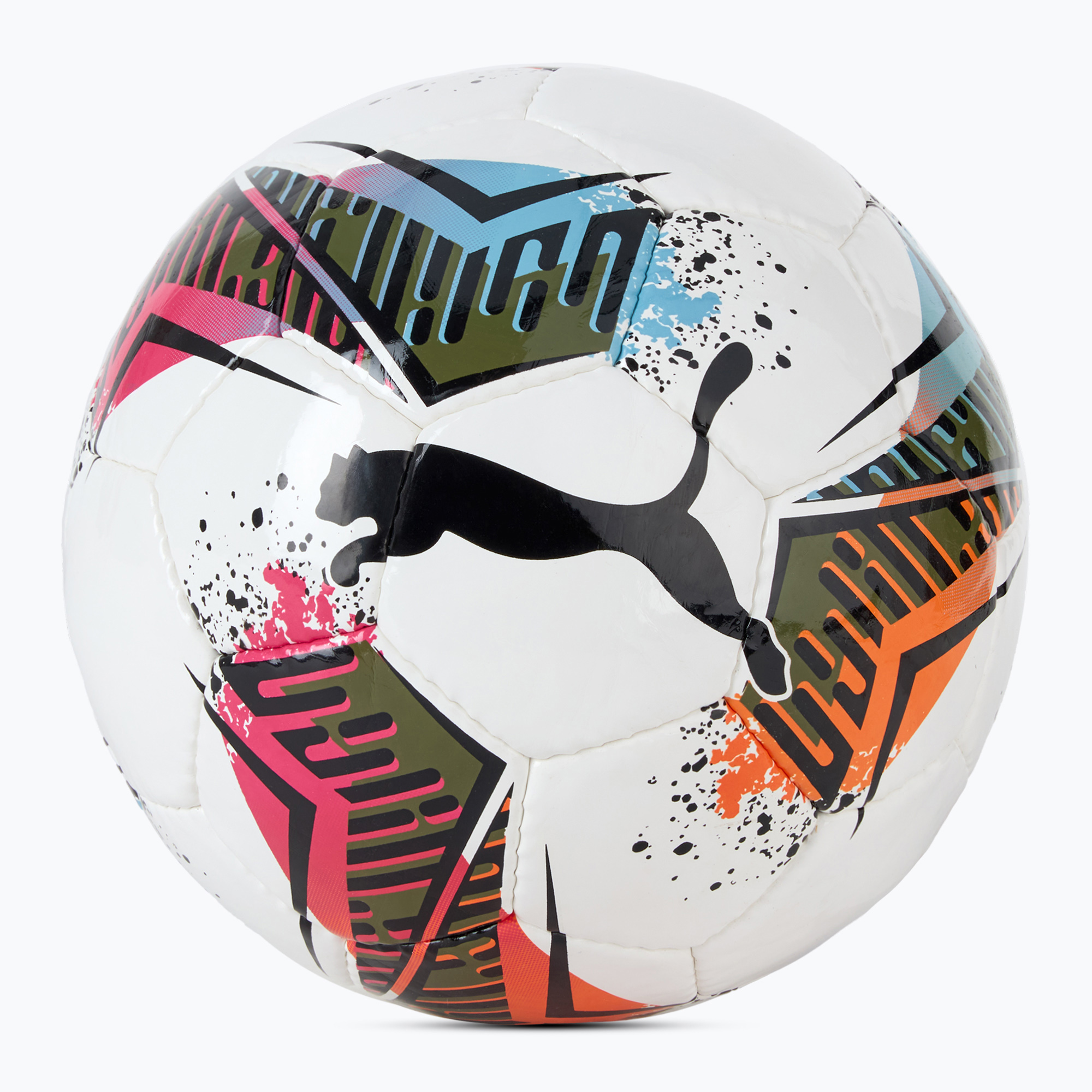 Futbalová lopta PUMA Futsal 2 HS puma white/garnet rose/dusty aqua veľ. 4
