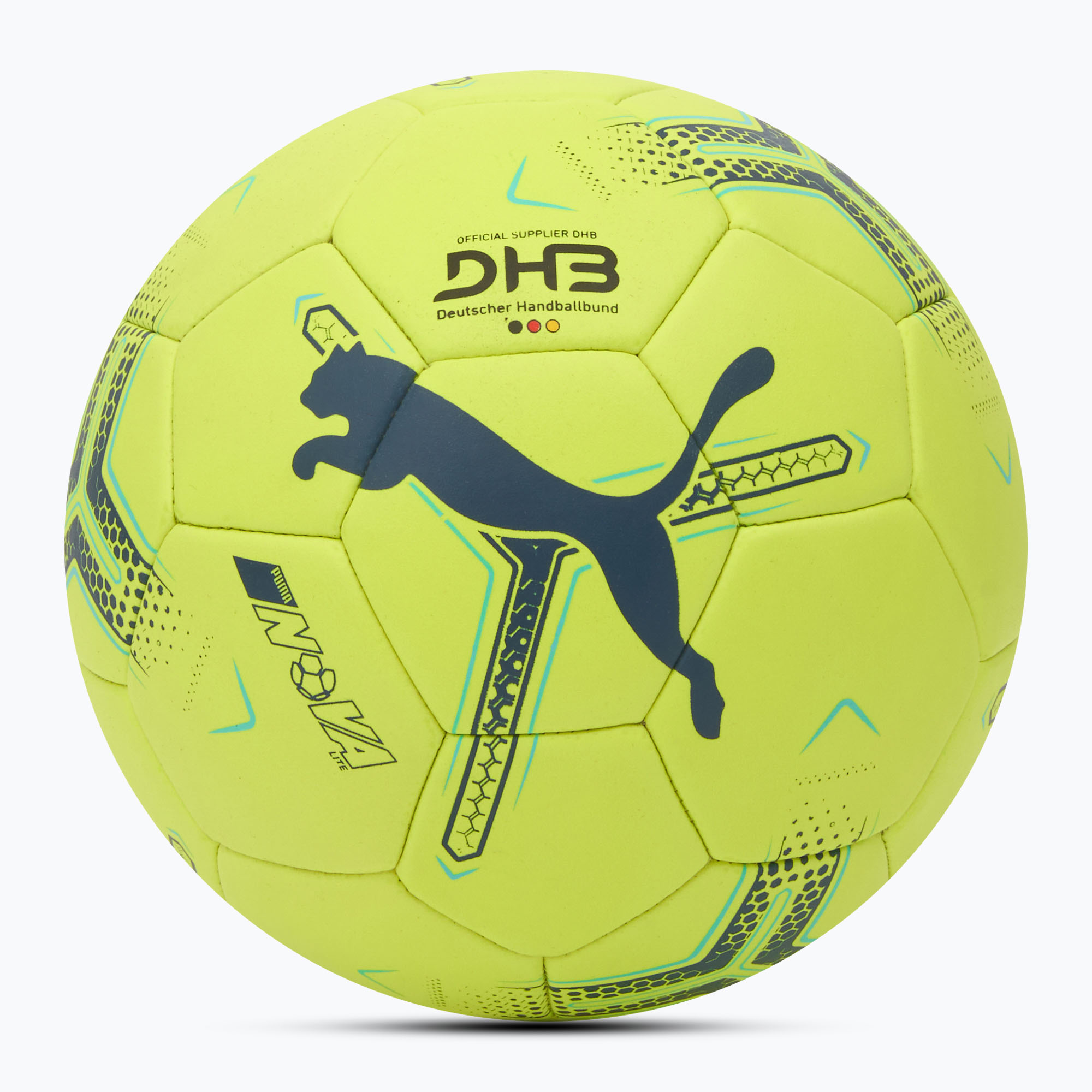 Hádzanárska lopta PUMA Nova Lite fizzy apple/grey skies Veľ. 0