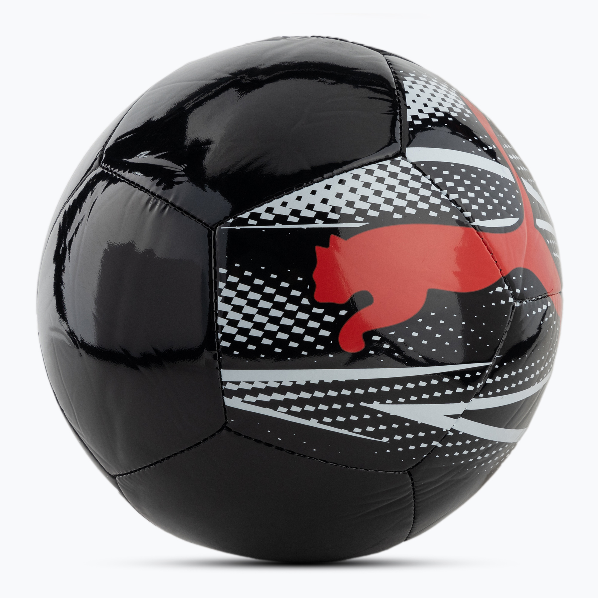 Futbalová lopta PUMA Attacanto Graphic puma black/puma white/puma red veľ. 3 (Attacanto Graphic 084073 10)