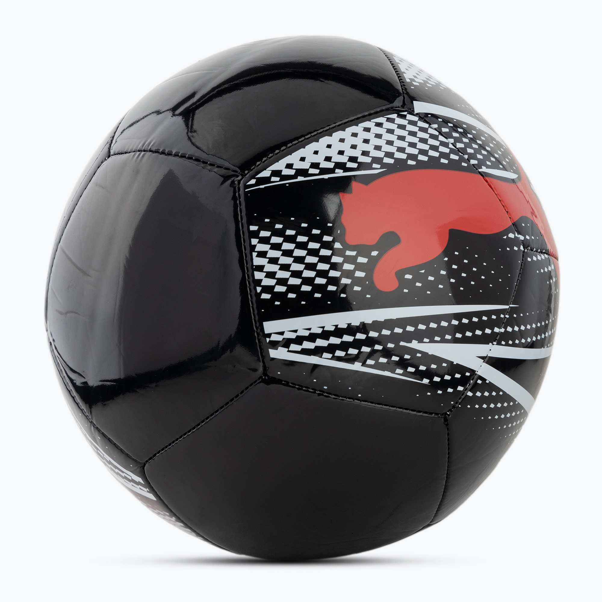 Futbalová lopta PUMA Attacanto Graphic puma black/puma white/puma red veľ. 4