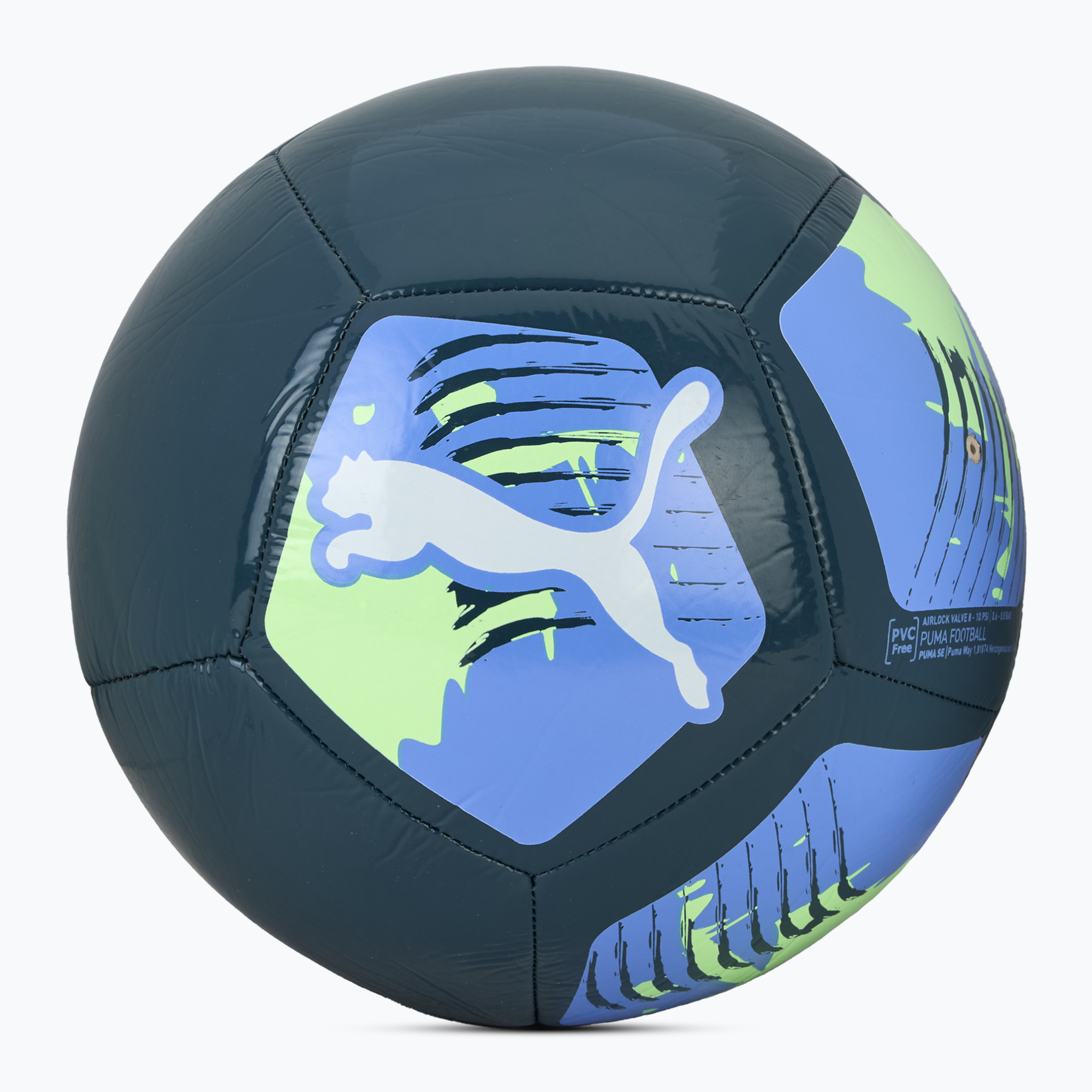 Futbalová lopta PUMA Big Cat fizzy apple/elektro purple veľ. 5 (Big Cat 084214 14)