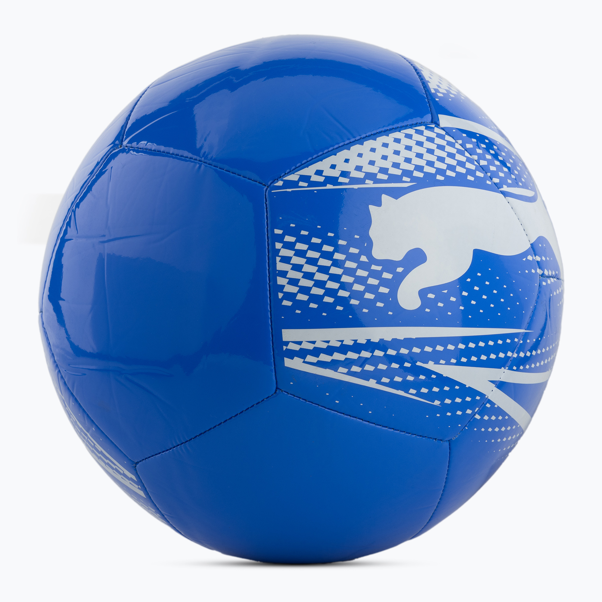 Futbalová lopta PUMA Attacanto Graphic puma white/bluemazing veľ. 5 (Attacanto Graphic 084073 13)