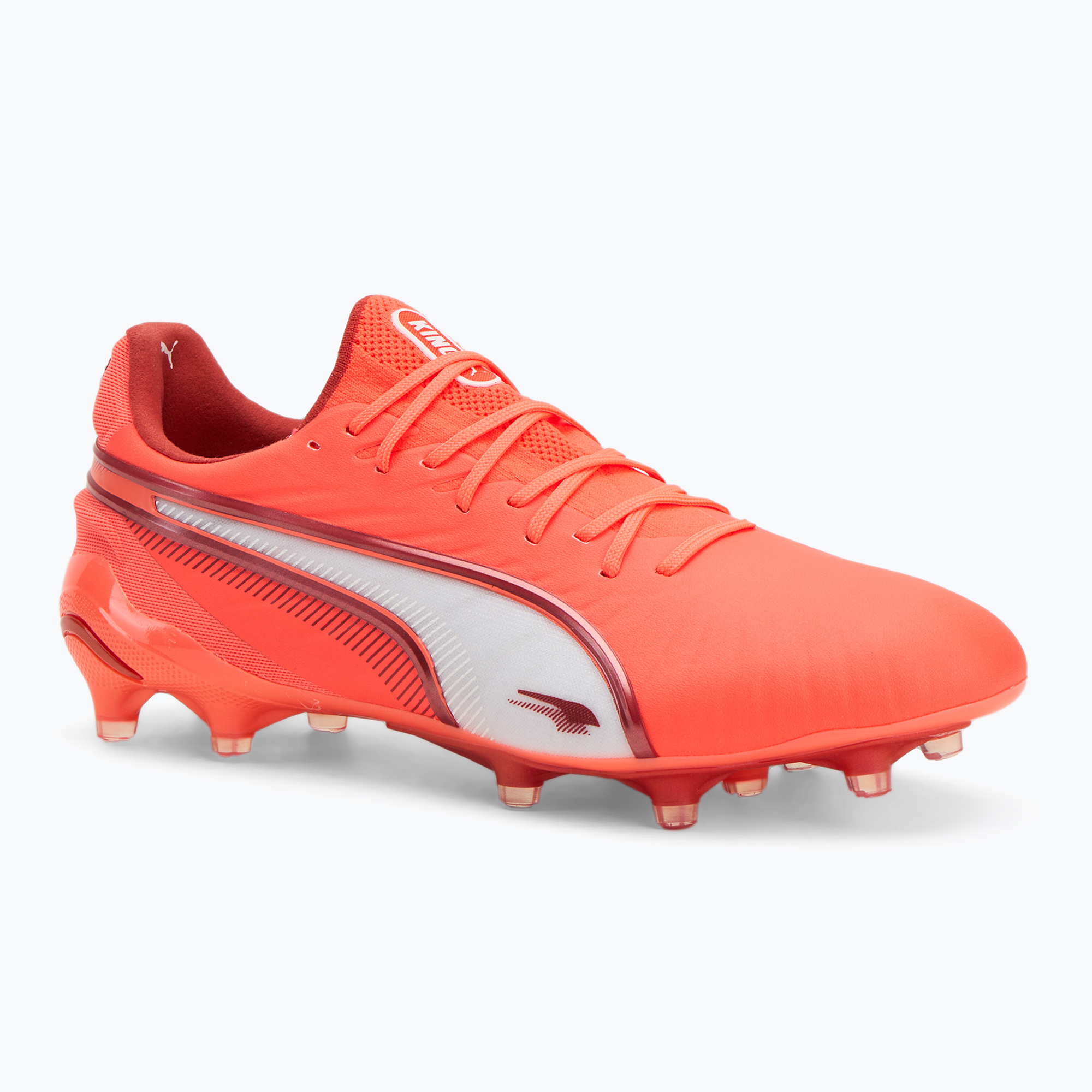 Pánske kopačky PUMA King Ultimate FG/AG glowing red/puma white/red fire (King Ultimate FG/AG 108303 01)