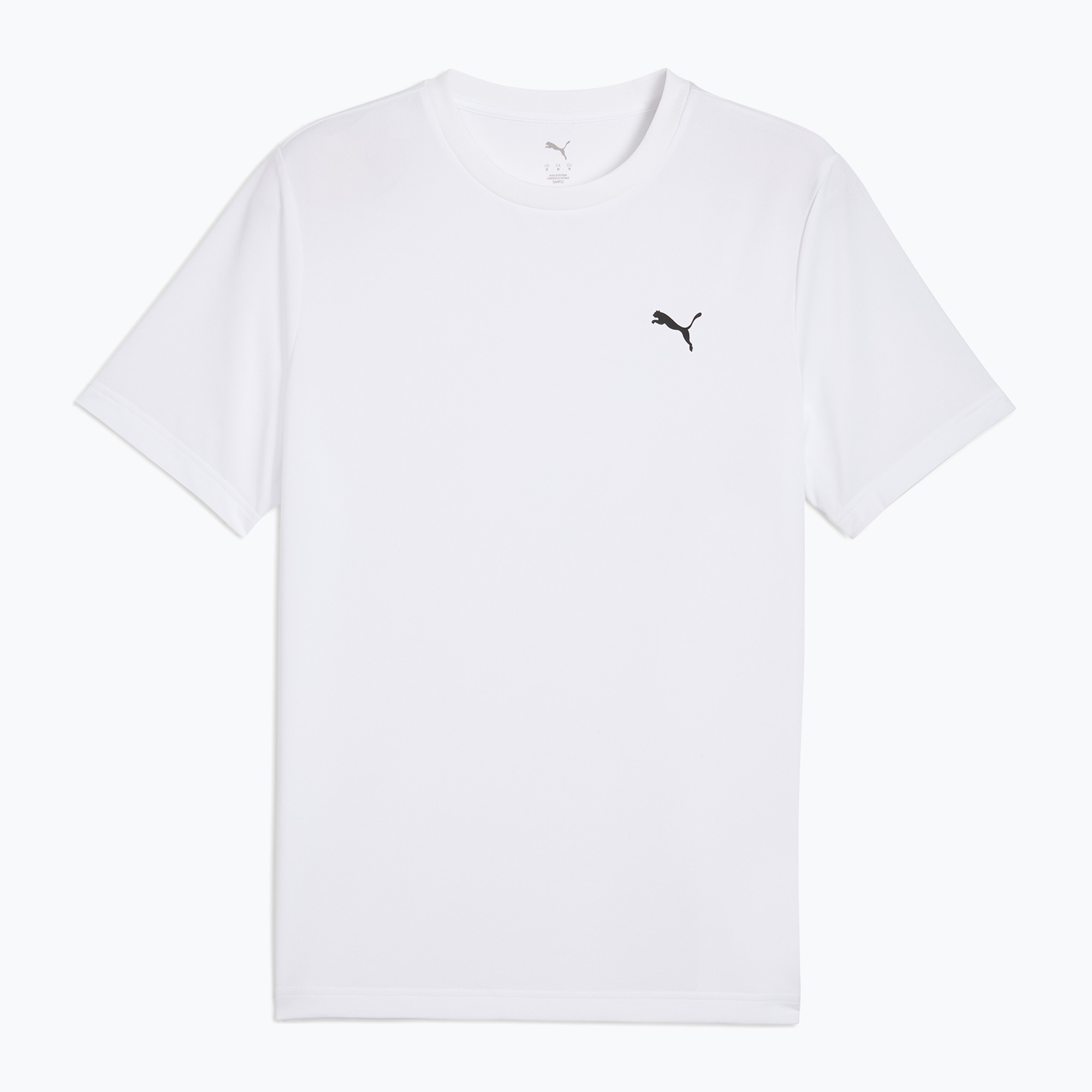 Pánske tričko PUMA ESS Small Logo Poly Tee puma white (ESS Small Logo Poly Tee 682542 02)