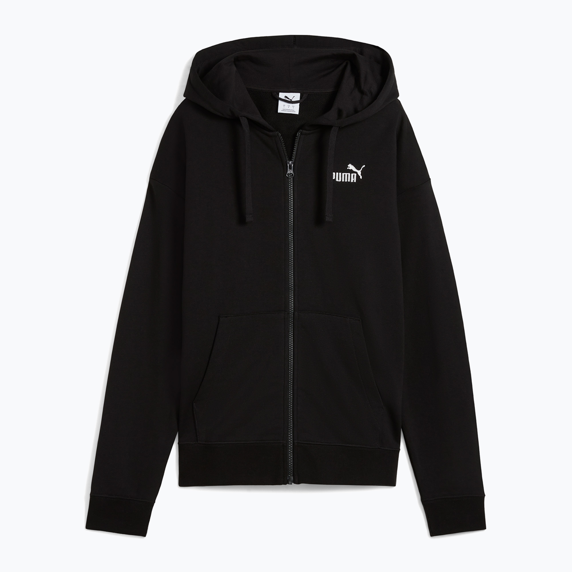 Dámska mikina PUMA ESS Small No. 1 Logo Comfort Full-Zip puma black (ESS Small No. 1 Logo Comfort Full-Zip 682410 01)