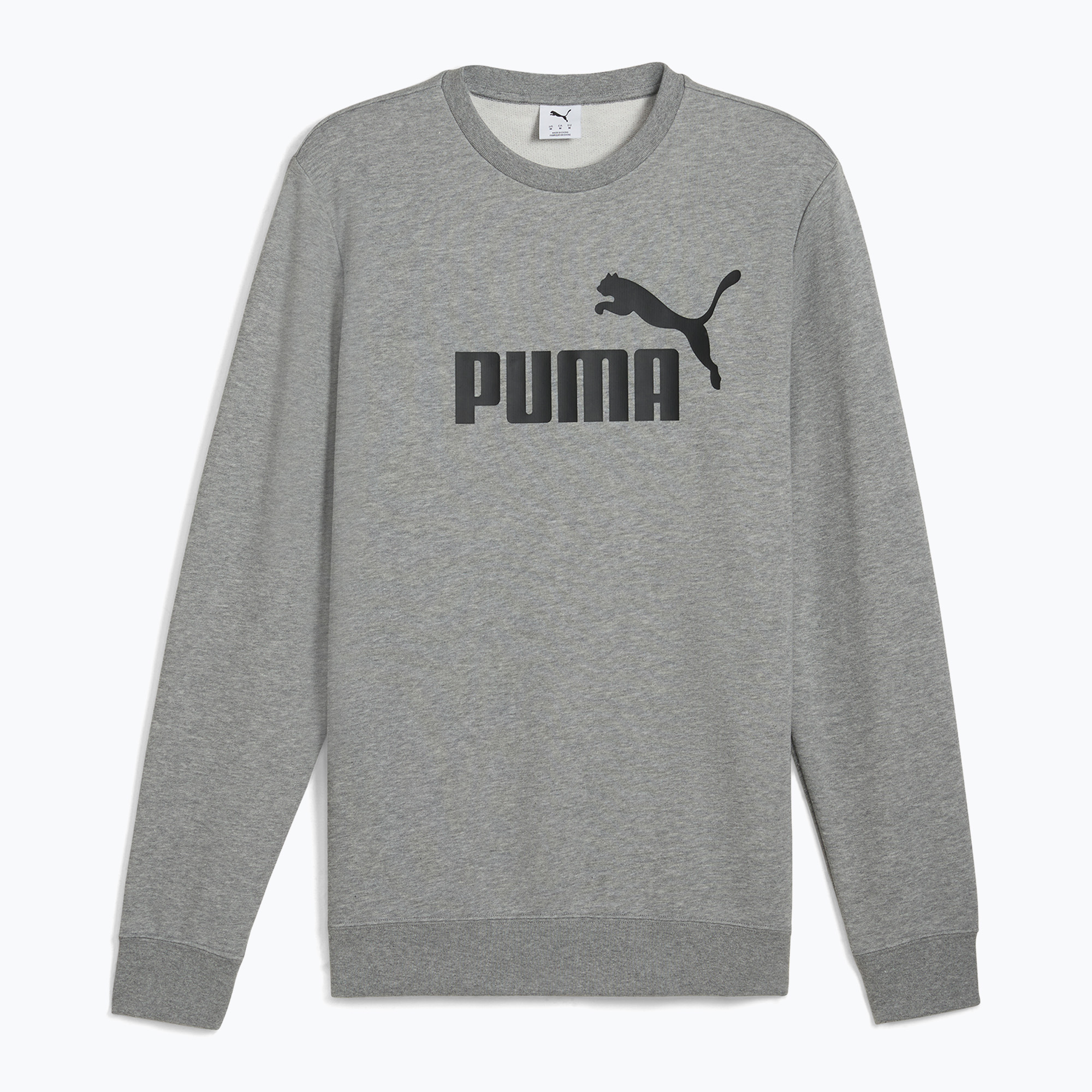 Pánska mikina PUMA ESS No. 1 Logo Crew TR medium gray heather (ESS No. 1 Logo Crew TR 682560 03)