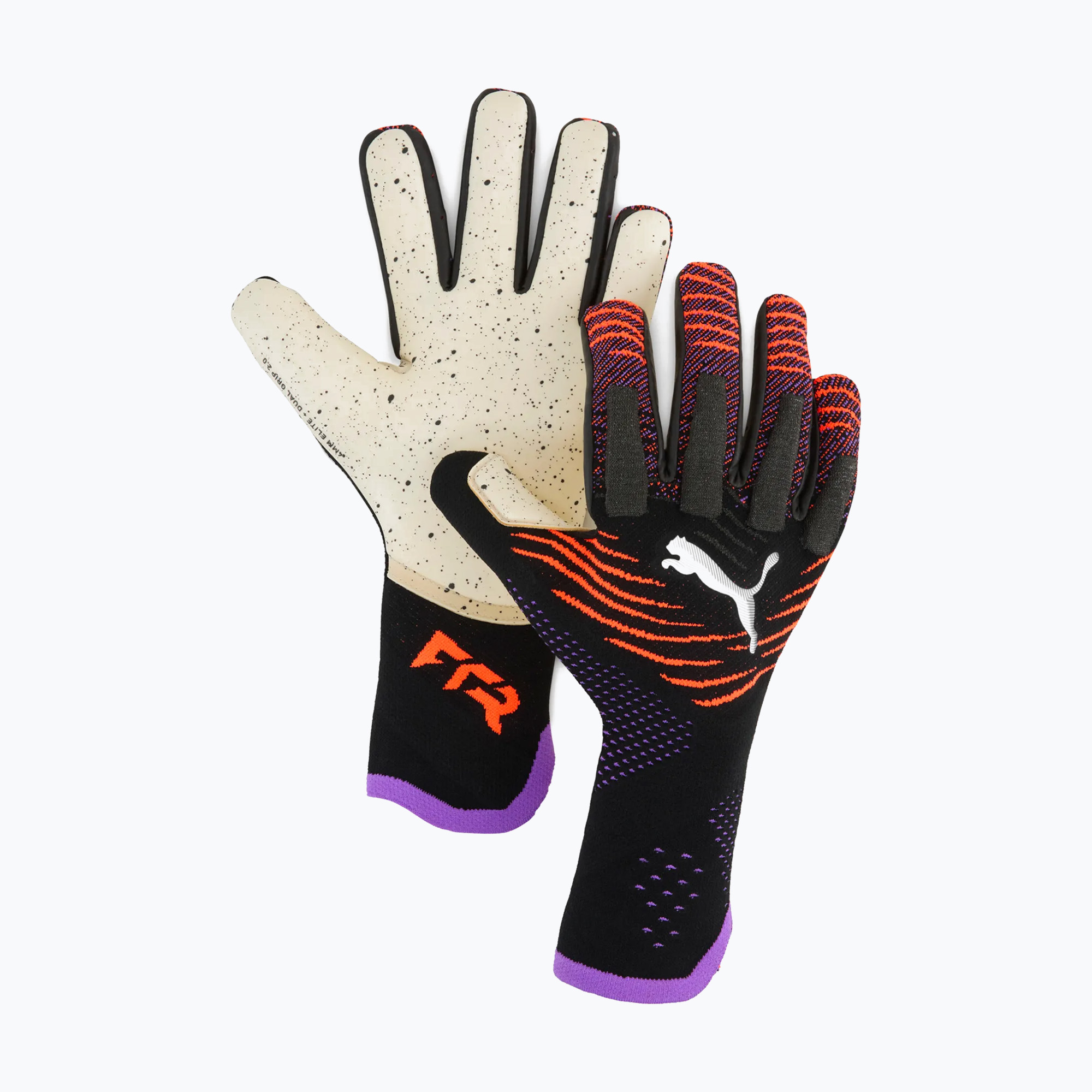 Brankárske rukavice PUMA Future Ultimate NC puma black/glowing red/purple glimmer (Future Ultimate NC 042064 01)