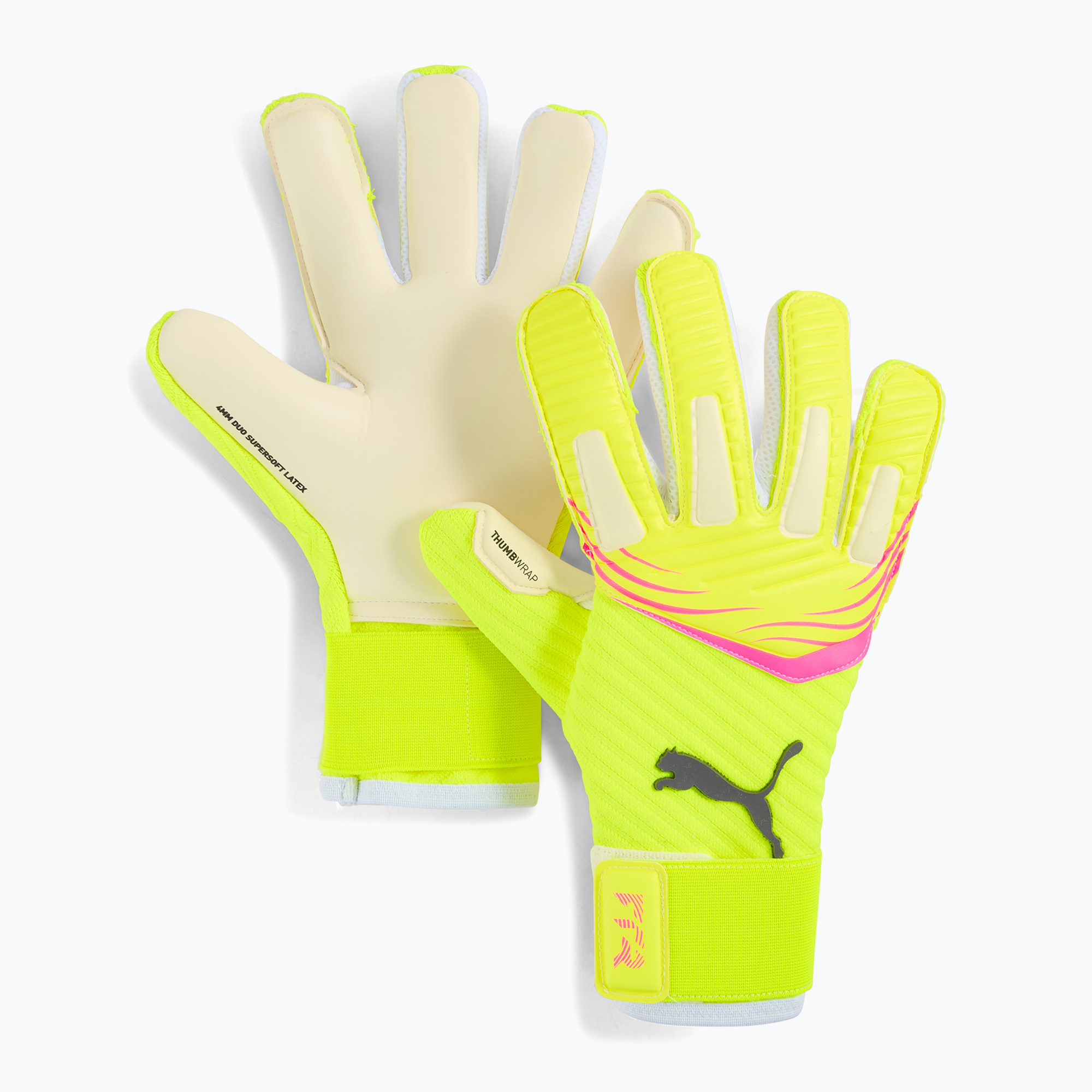 Brankárske rukavice PUMA Future Pro Hybrid yellow alert/sunstruck (Future Pro Hybrid 042065 02)