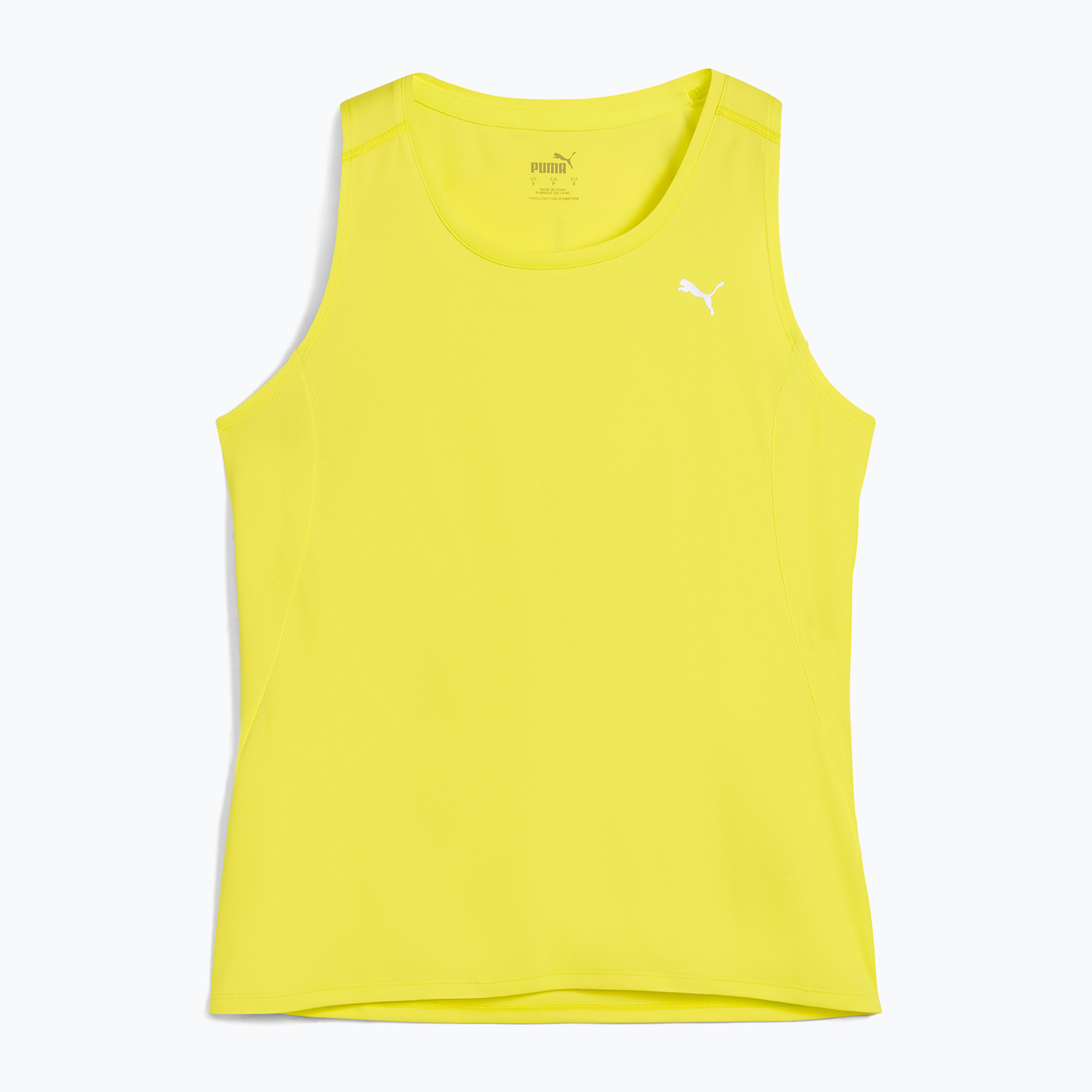 Dámske bežecké tričko PUMA Run Velocity Tank Poly lemon sherbert (Run Velocity Tank Poly 526574 39)
