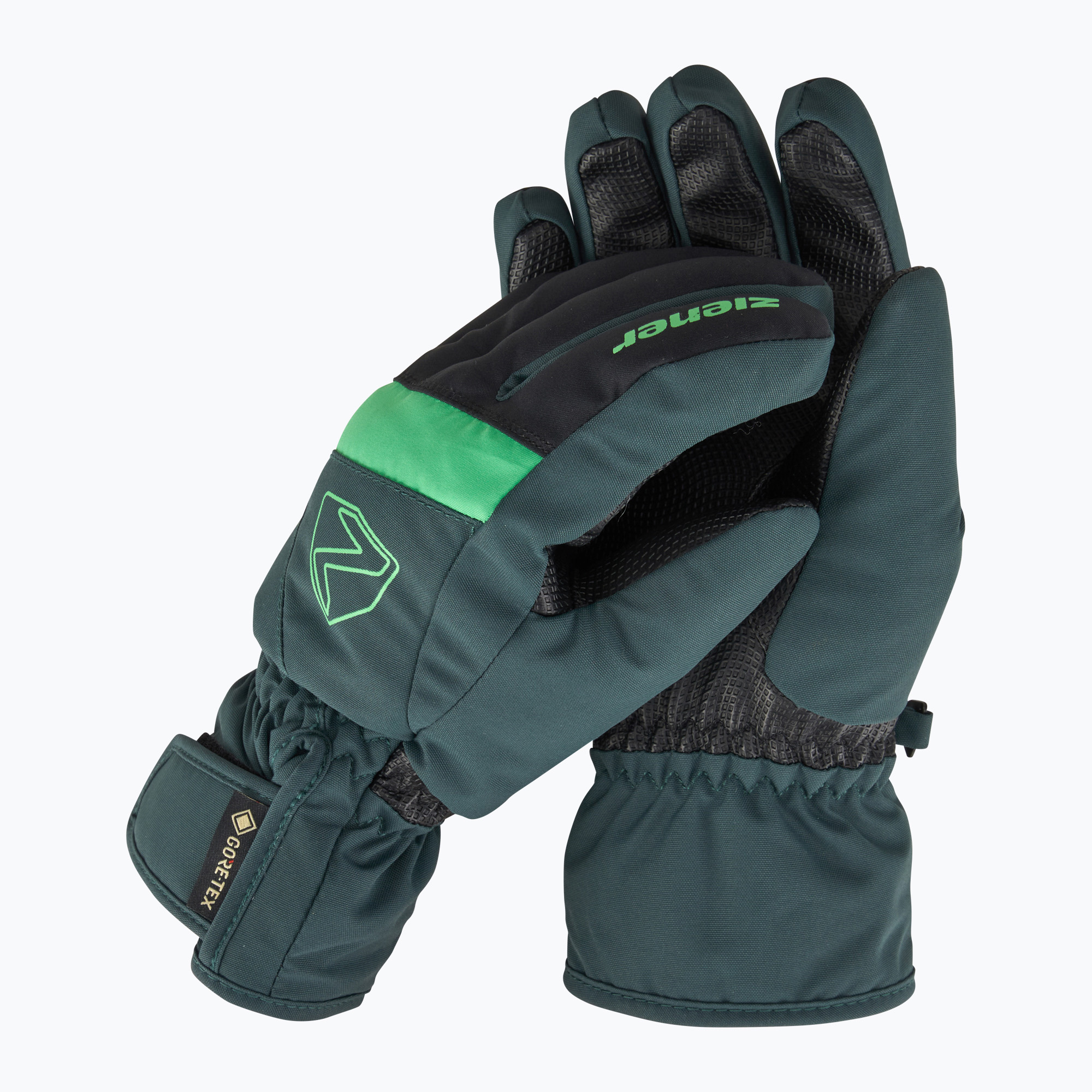 Detské lyžiarske rukavice ZIENER Leif GTX dark jungle (Leif GTX 801970.529)