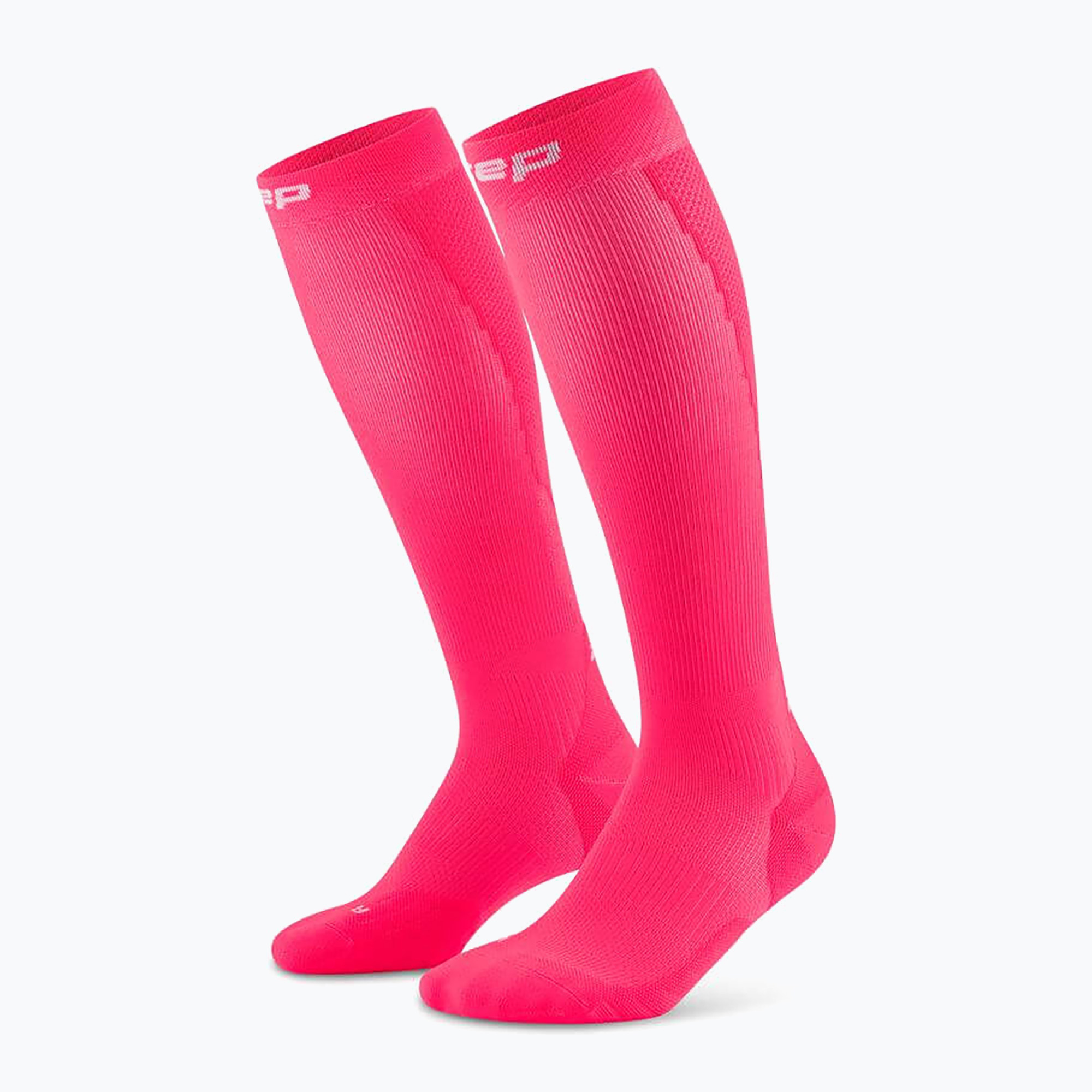 Dámske kompresné ponožky CEP Run Tall 5.0 pink