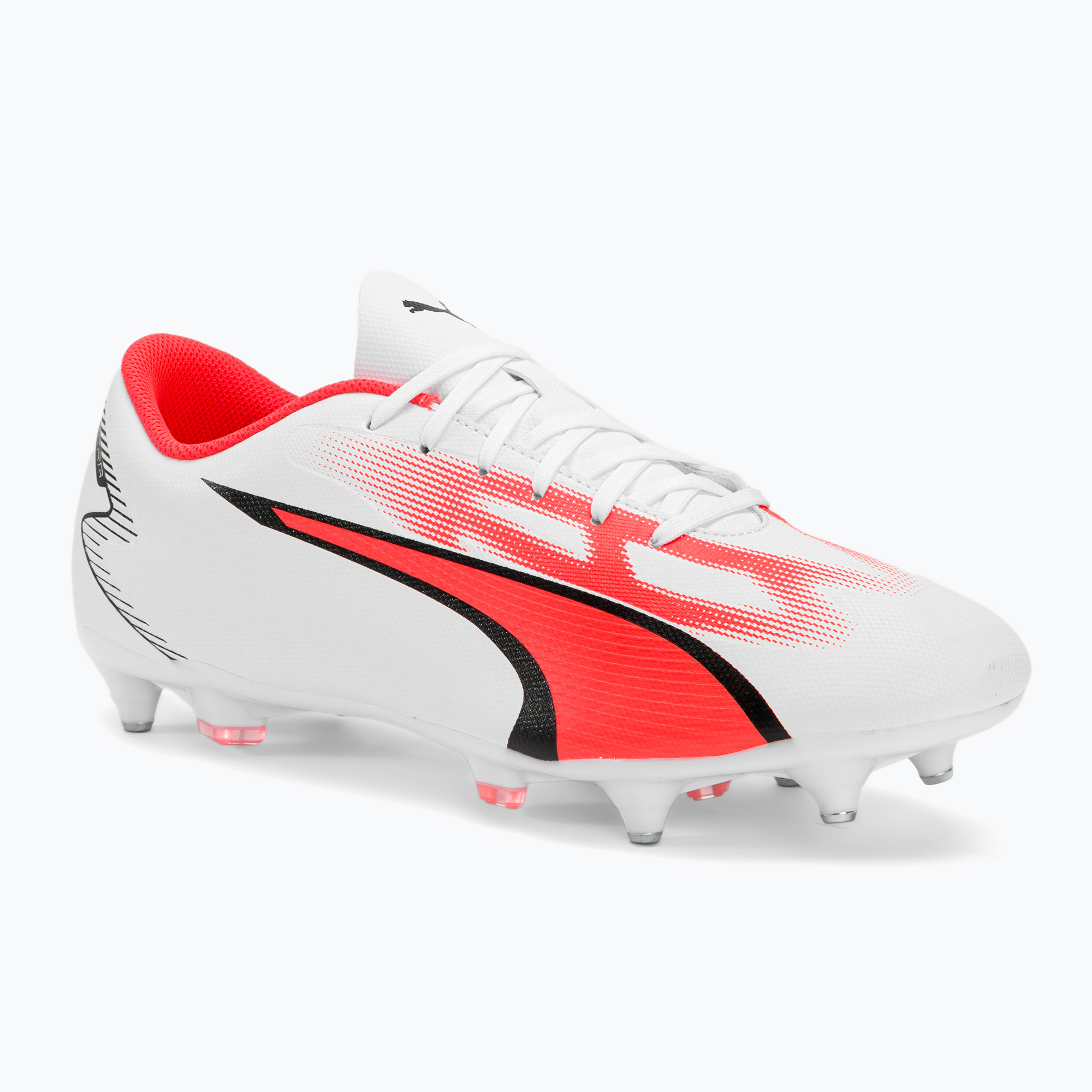 Pánske kopačky PUMA Ultra Play MXSG puma white/puma black/fire orchid