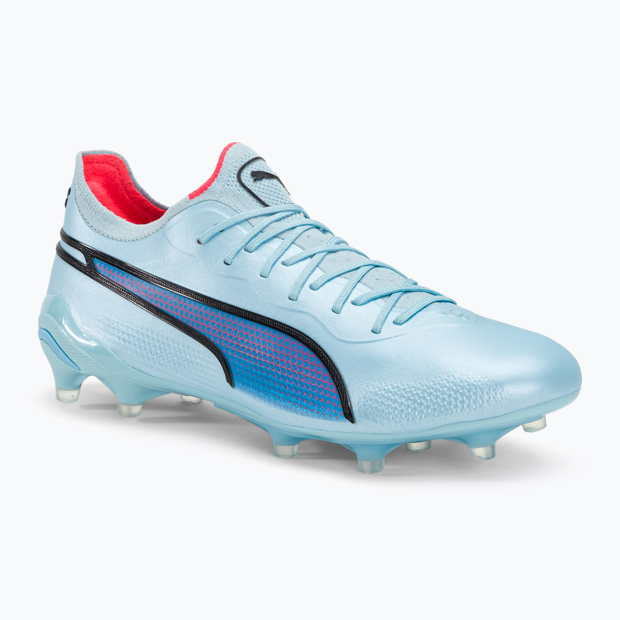PUMA King Ultimate FG/AG pánske kopačky silver sky/puma black/fire orchid (King Ultimate Fg/Ag 107563 02)