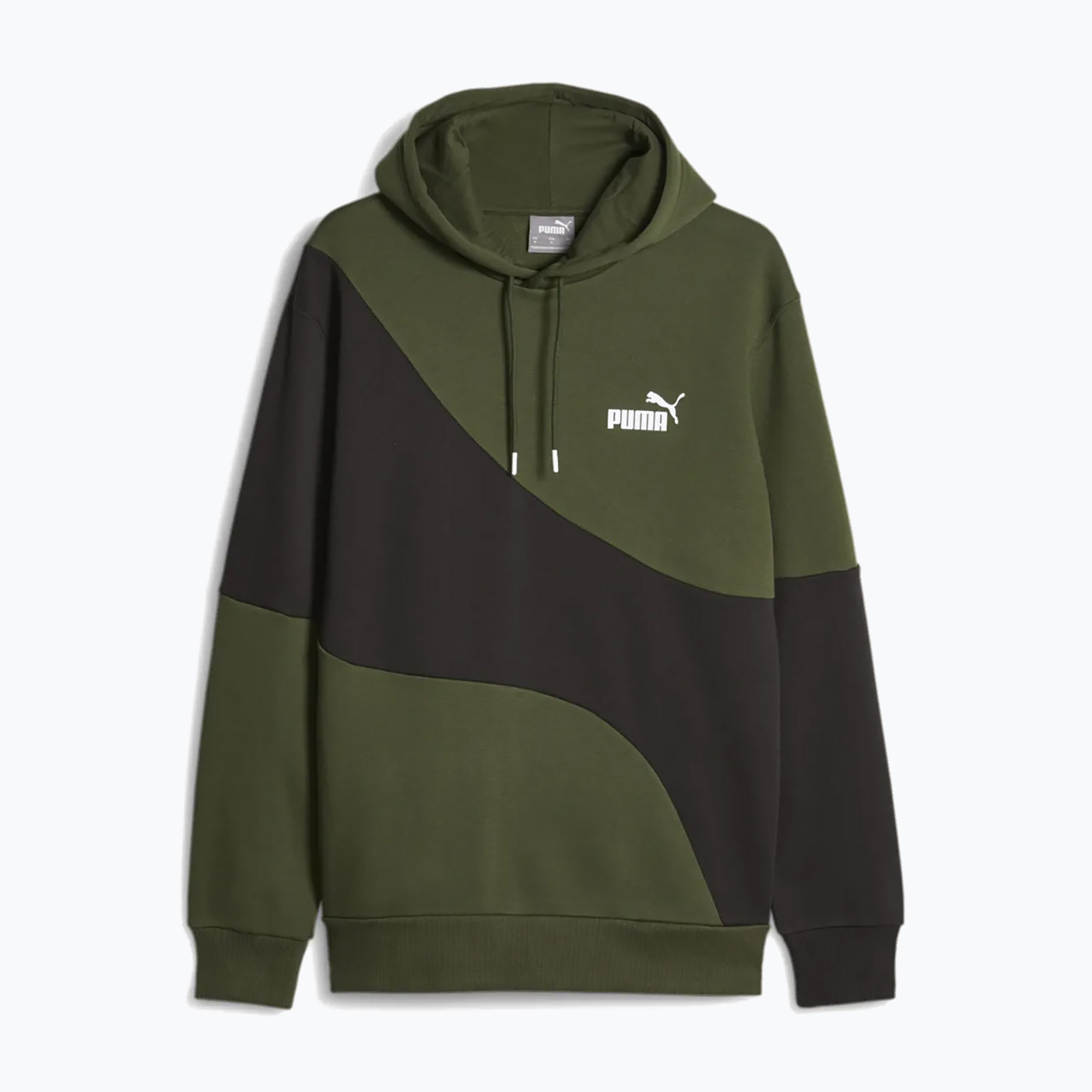 Pánska mikina PUMA Power Cat Hoodie myrtle (Power Cat Hoodie 674099 31)