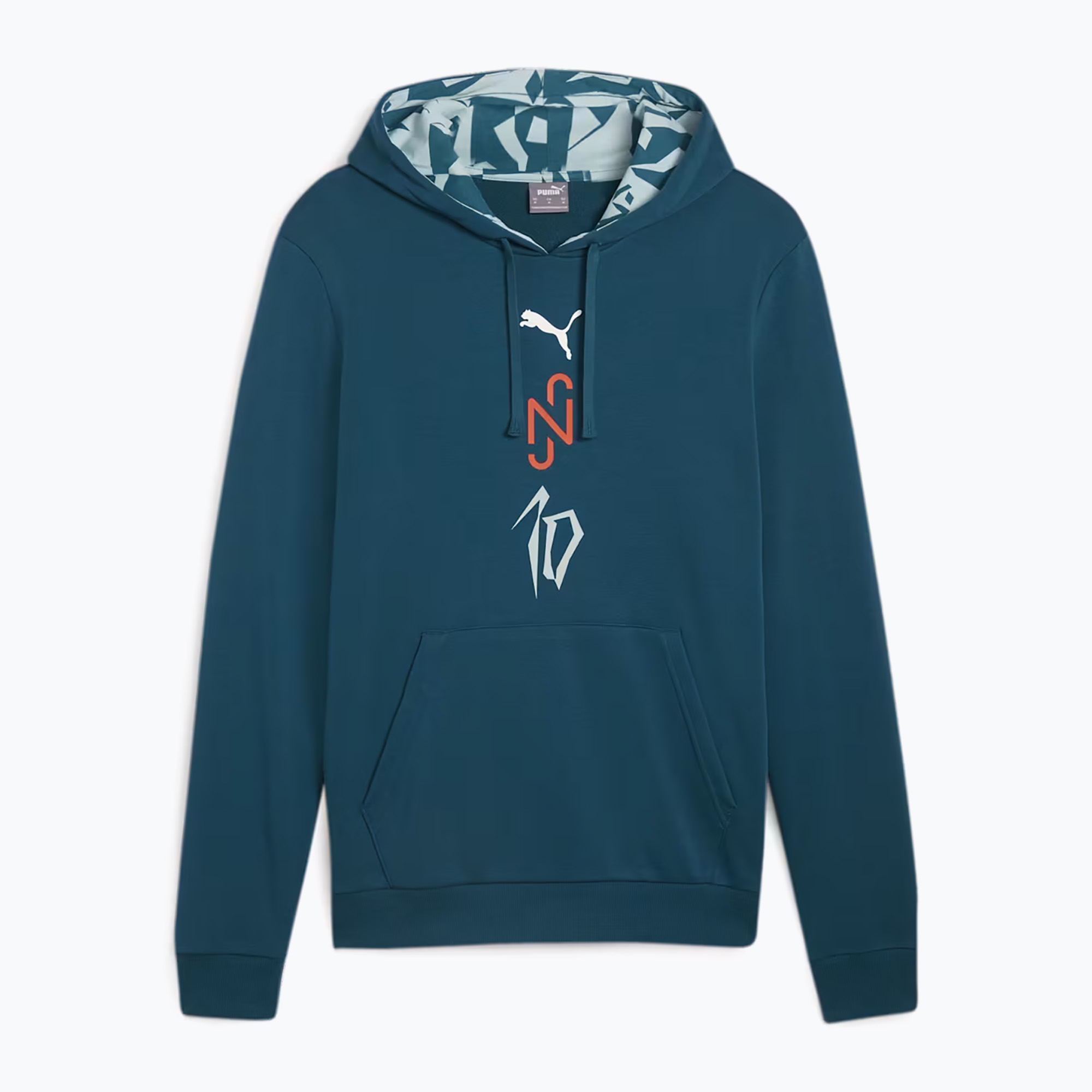 Pánska futbalová mikina PUMA Neymar JR Creativity Logo Hoody ocean tropic/turquoise surf (Neymar JR Creativity Logo Hoody 658955)