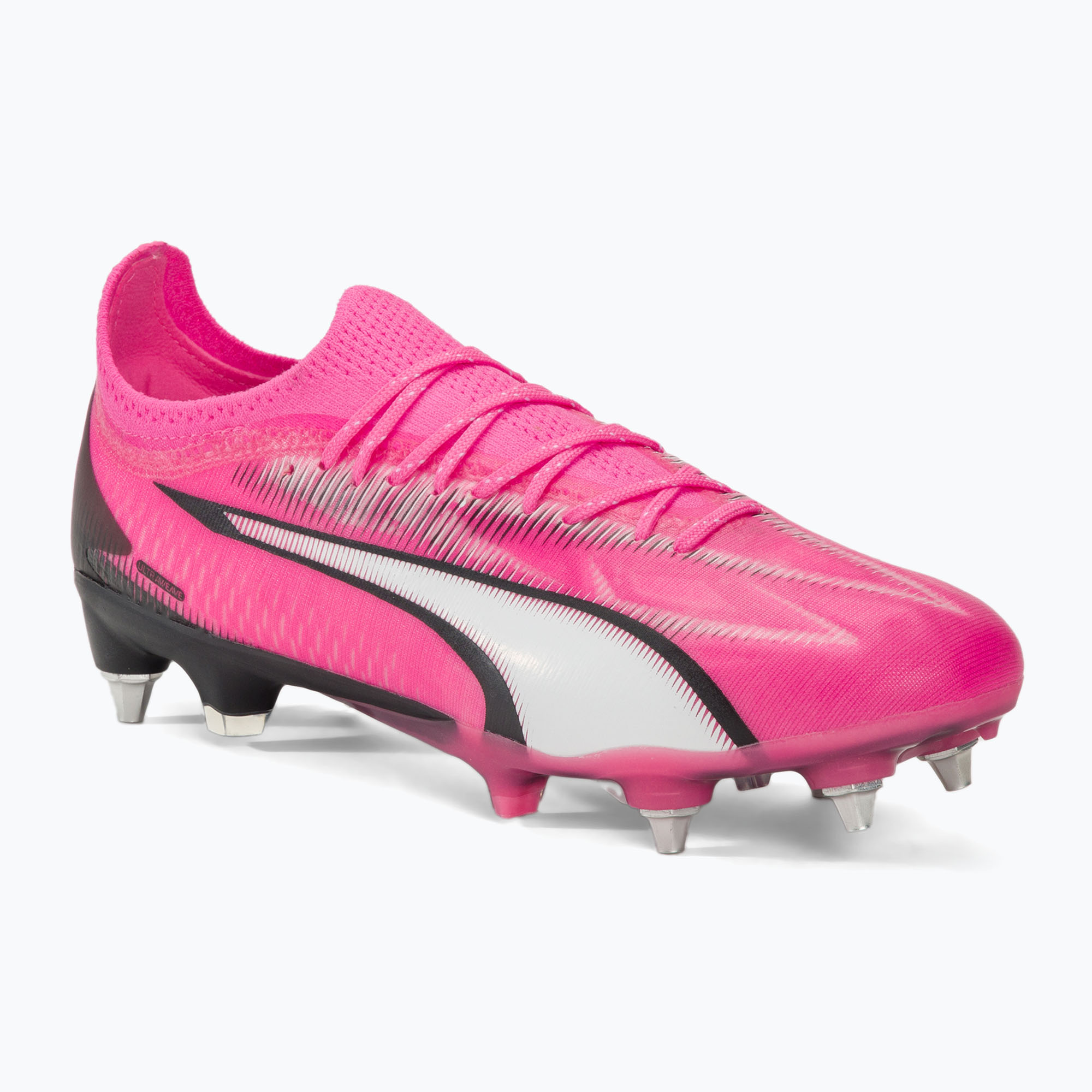 Kopačky PUMA Ultra Ultimate MxSG jedovatá ružová/puma biela/puma čierna (Ultra Ultimate MxSG 107747 01)
