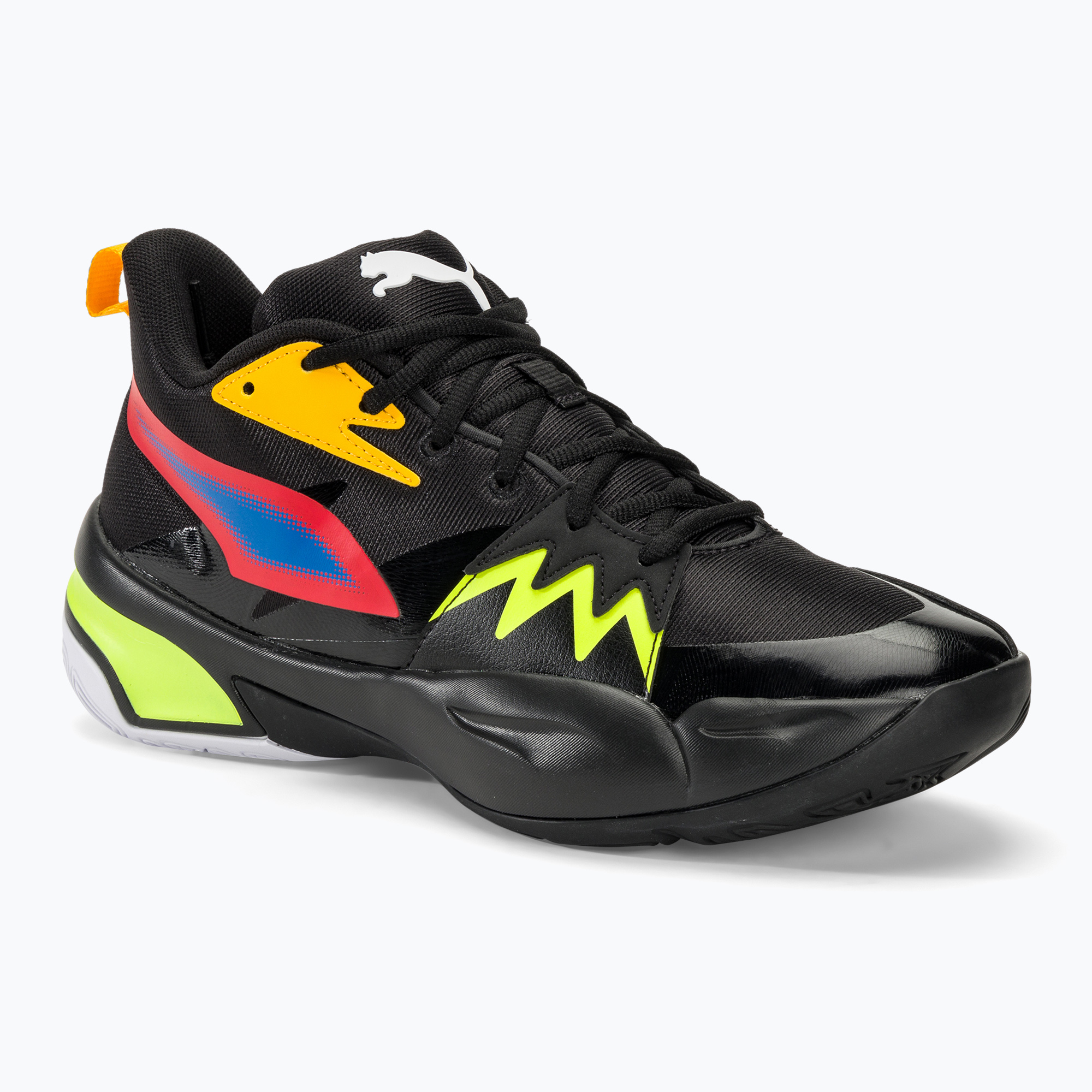 Pánska basketbalová obuv PUMA Genetics puma black/for all time red (Genetics 379905)