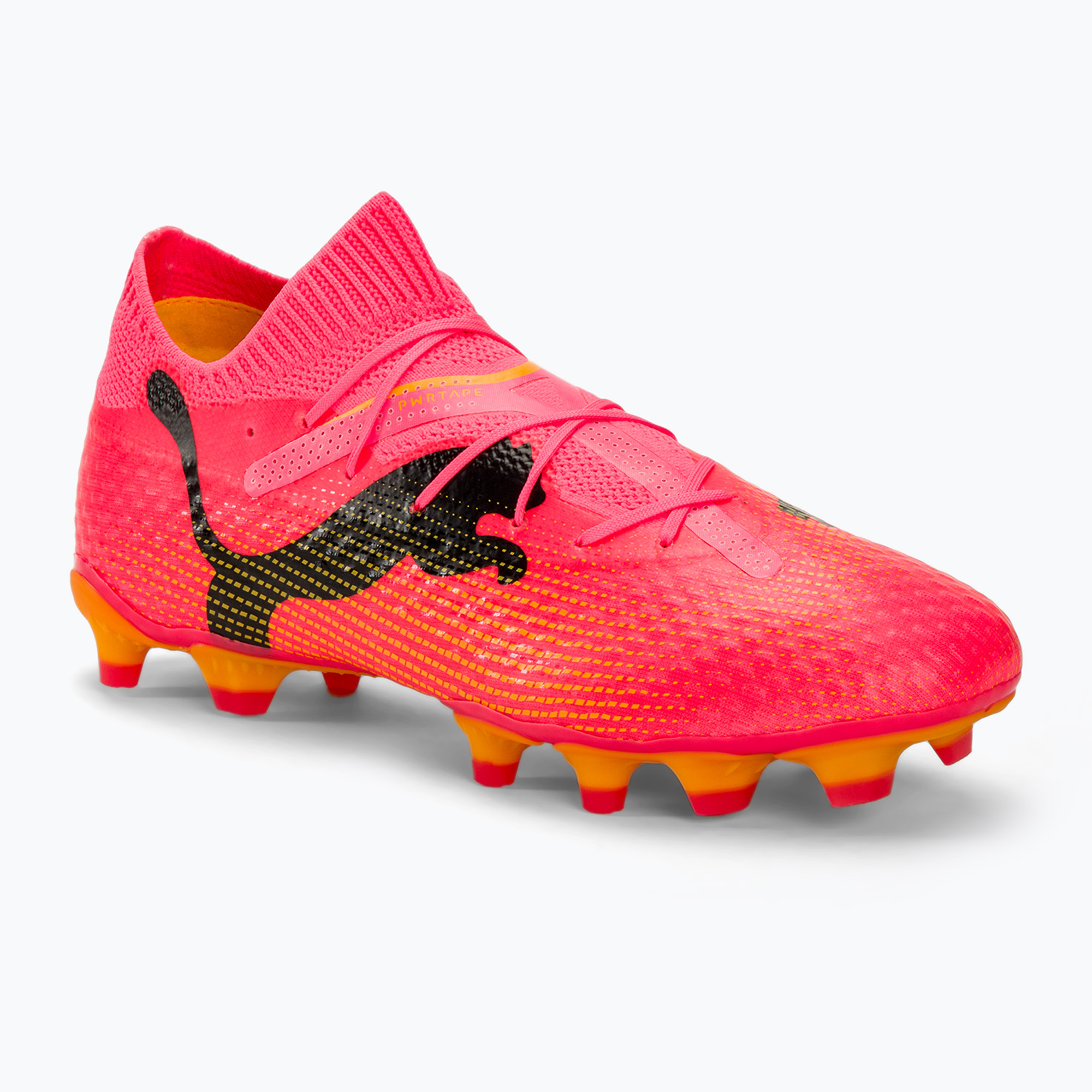 Futbalové kopačky PUMA Future 7 Pro FG/AG sunset glow/puma black/sun stream (Future 7 Pro FG/AG 107707 03)
