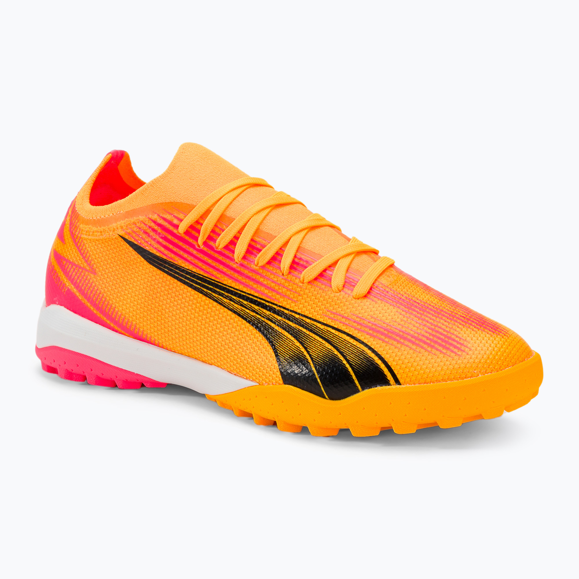 Futbalové kopačky PUMA Ultra Match TT sunset glow/puma black/sun stream (Ultra Match TT 107757 03)
