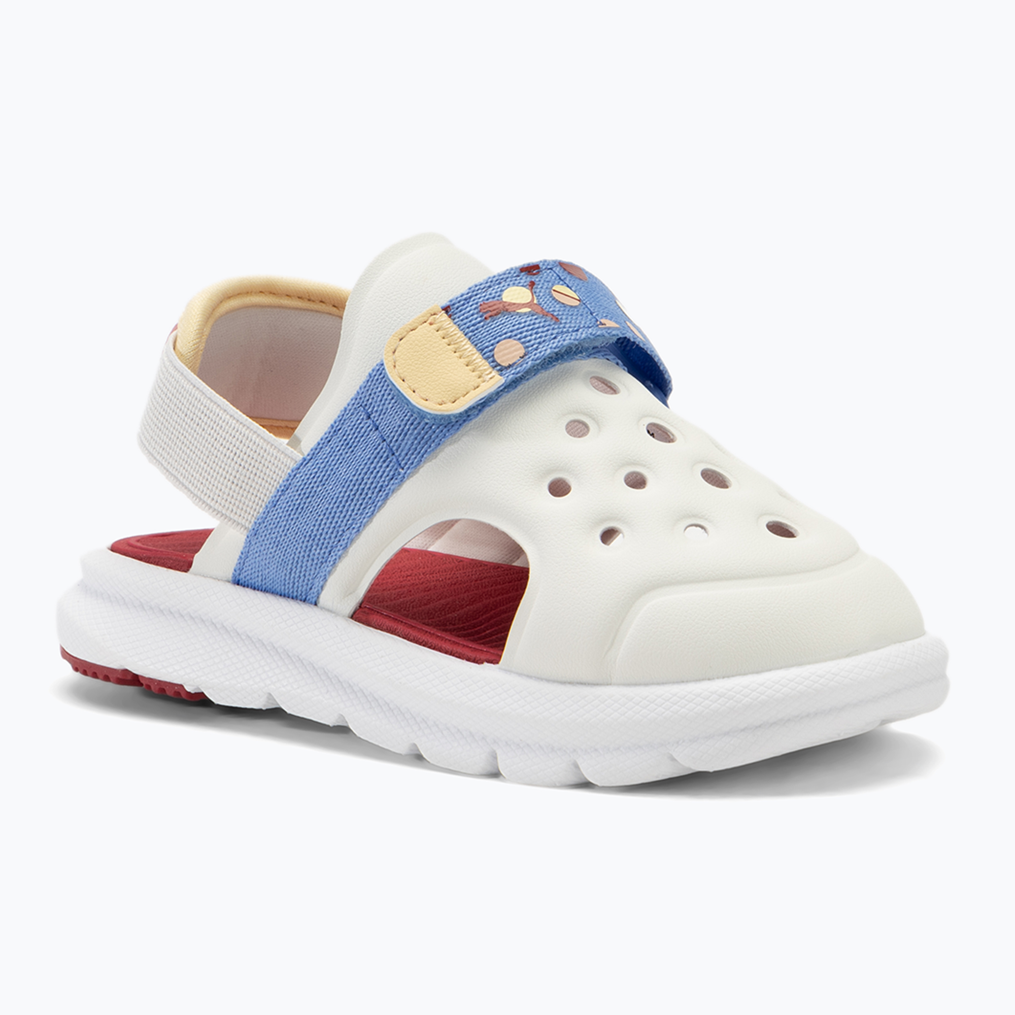 Detské sandále PUMA Evolve Summer Camp AC Inf warm white/blue skies/chamomile (Evolve Summer Camp AC Inf 395647 01)