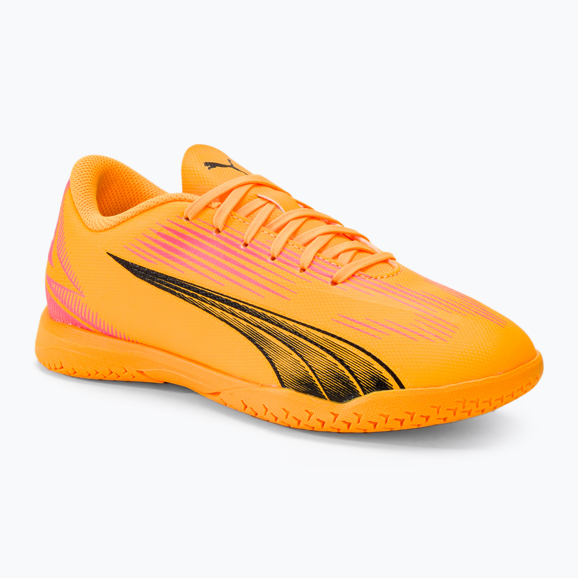 Detské kopačky PUMA Ultra Play TT Jr sunset glow/puma black/sun stream (Ultra Play TT Jr 107780 03)