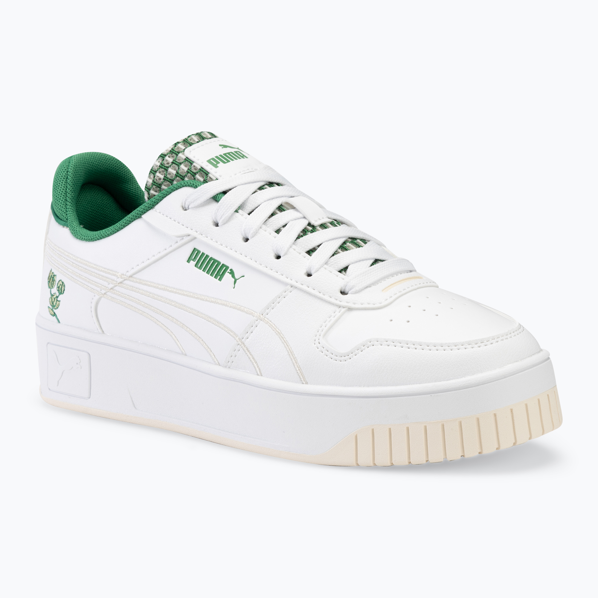 Dámska obuv PUMA Carina Street Blossom puma white/sugared almond/archive green (Carina Street Blossom 395094 01)