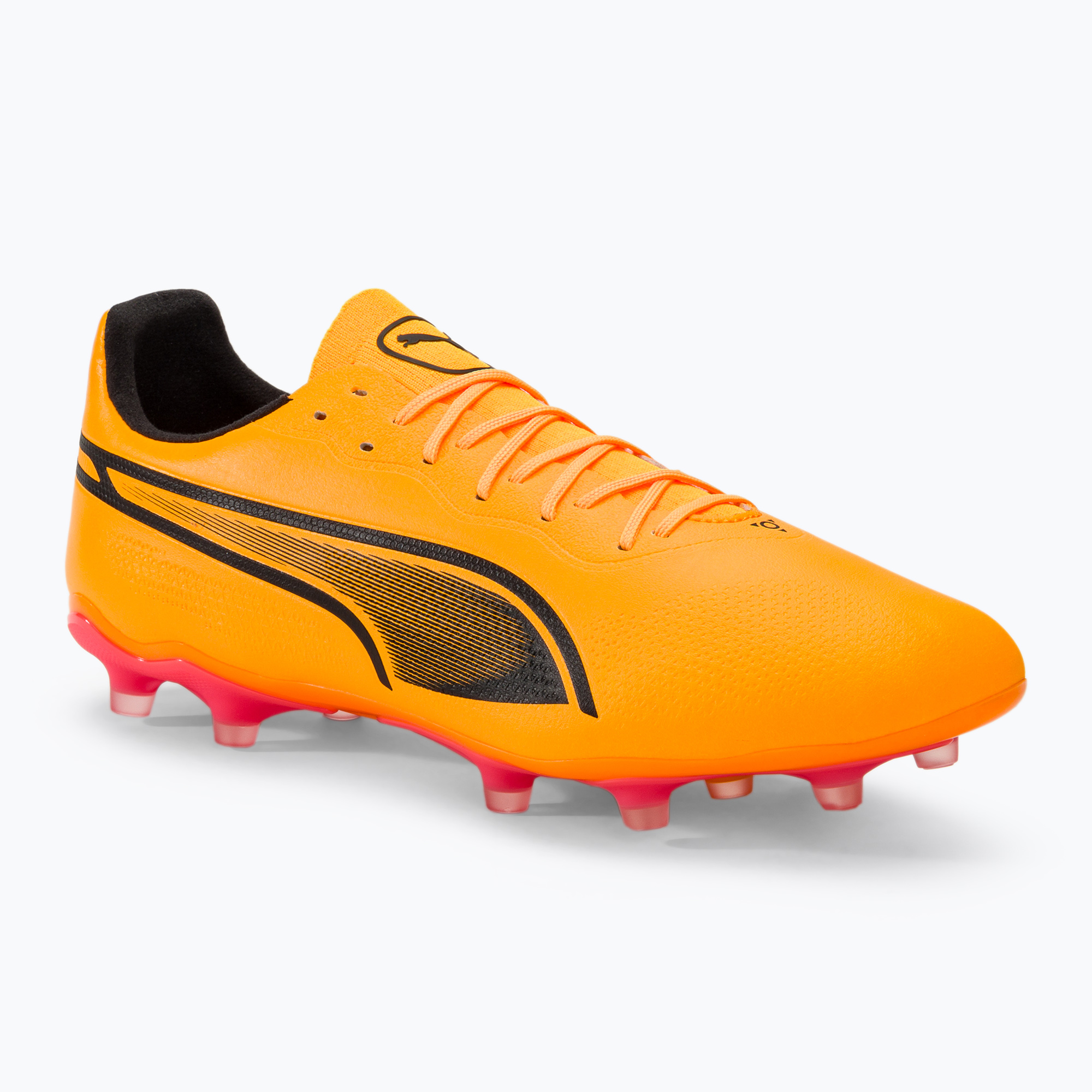 Futbalové kopačky PUMA King Pro Fg/Ag sun stream/puma black/sunset glow (King Pro Fg/Ag 107566)