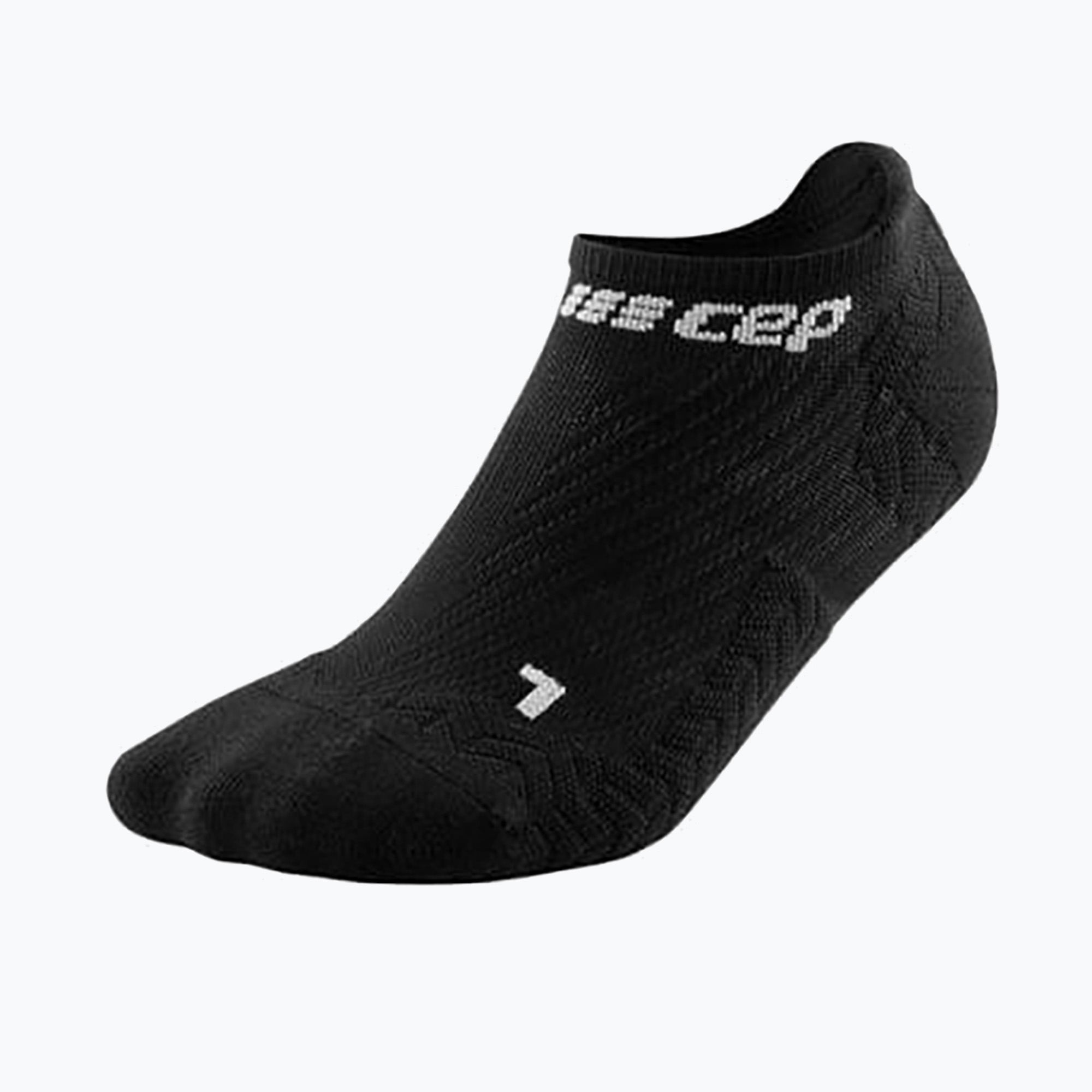 Dámske kompresné ponožky CEP Ultralight No Show black (Ultralight No Show WP765Y4)