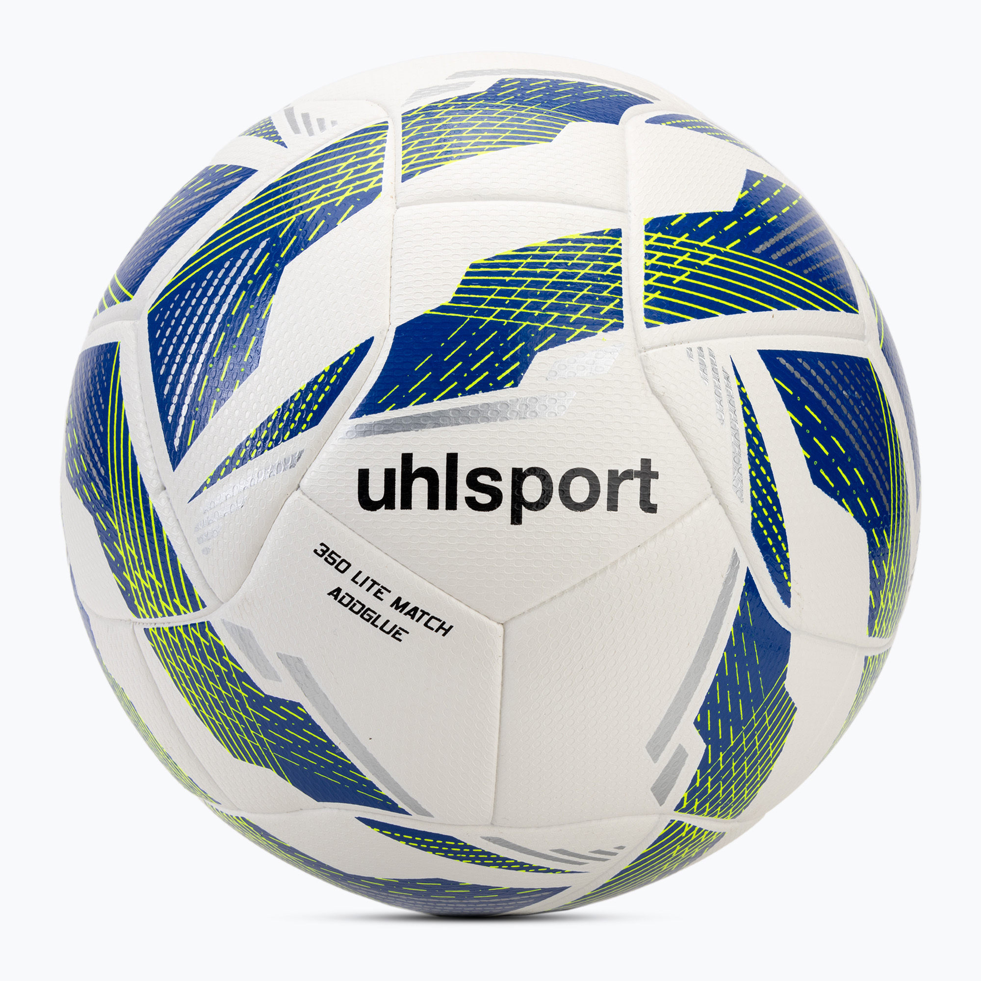 Futbalová lopta uhlsport 350 Lite Match Addglue white/darček blue/fluo yellow veľkosť 5 (350 Lite Match Addglue 100176901)