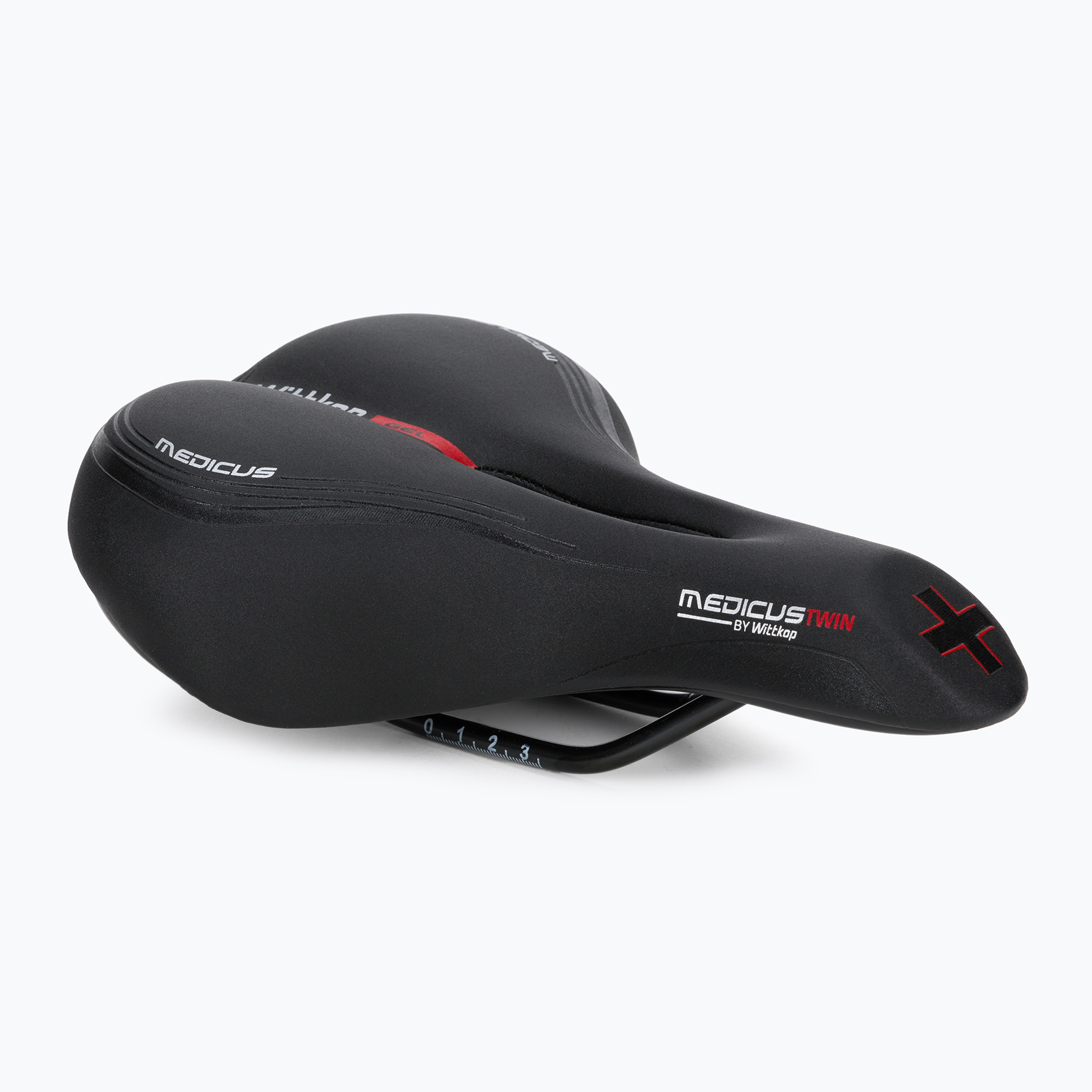 Cyklistické sedlo Wittkop Medicus Twin 1.0 čierne WT-999051201
