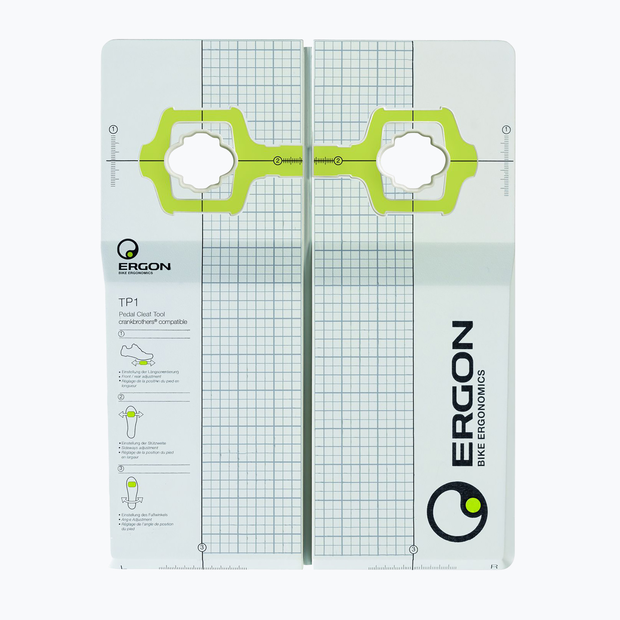 Ergon TP1 Nástroj na kliešte pedálov pre Crankbrothers white 481 (TP1 Pedal Cleat Tool for Crankbrothers ER-48000010)