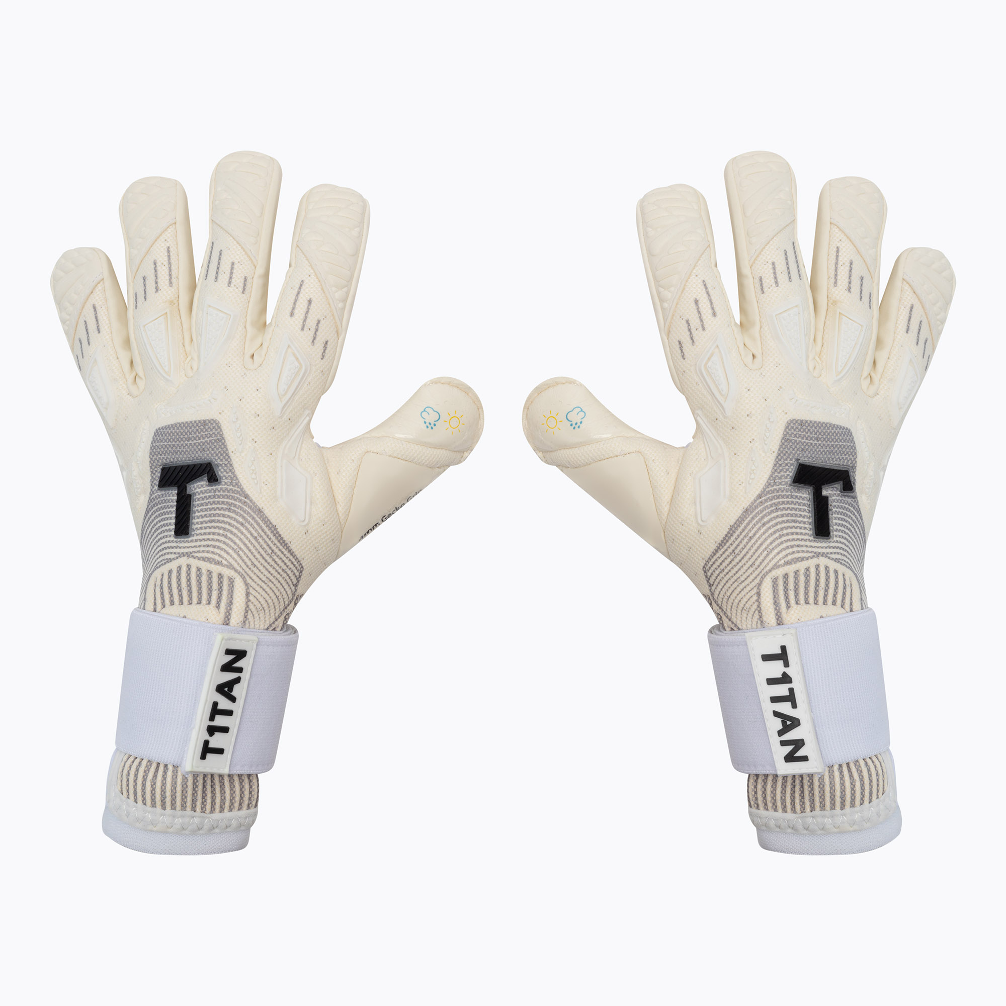 T1TAN Rebel White-Out Brankárske rukavice White 202015