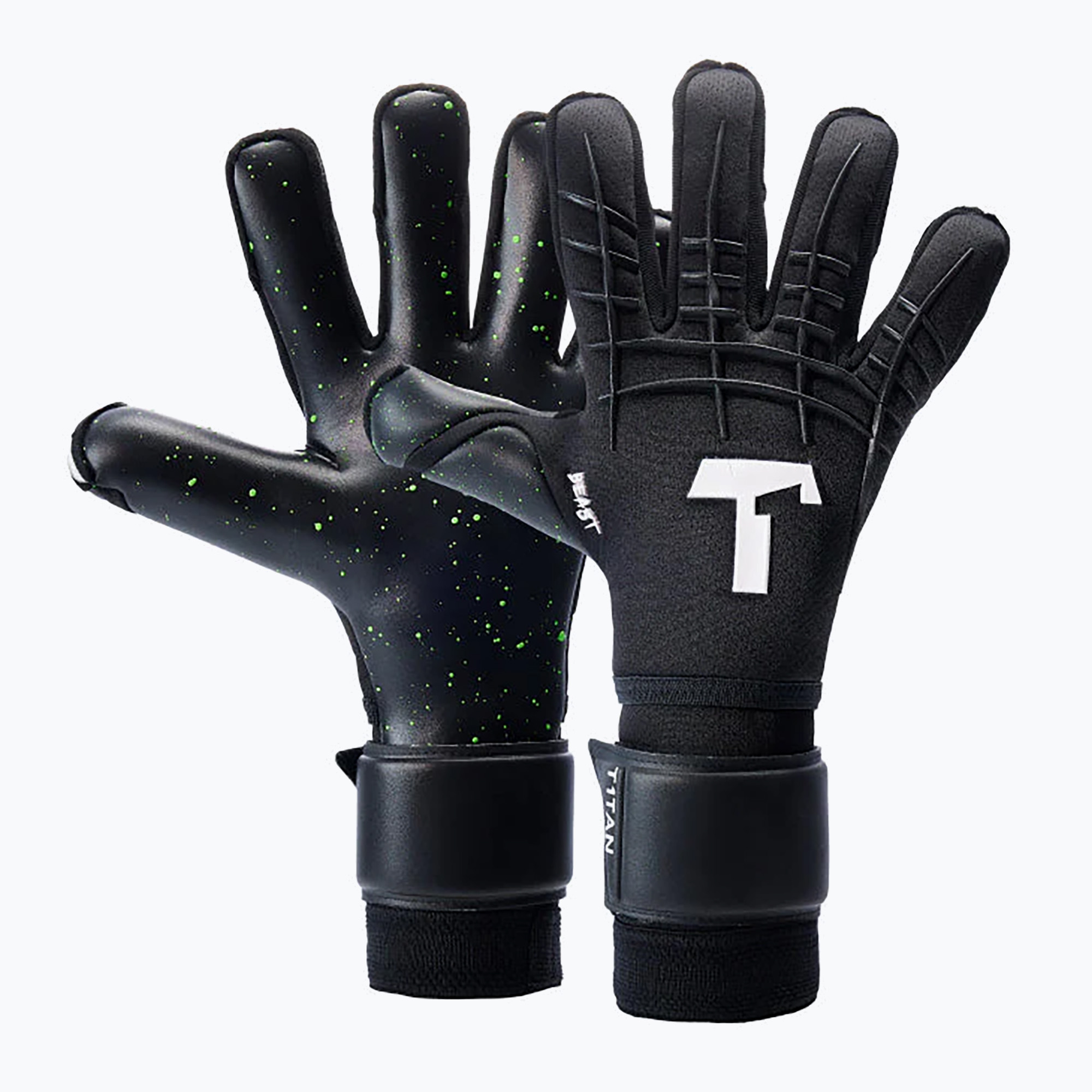 Detské brankárske rukavice T1TAN Black Beast 3.0 FP black (Black Beast 3.0 FP 202325)