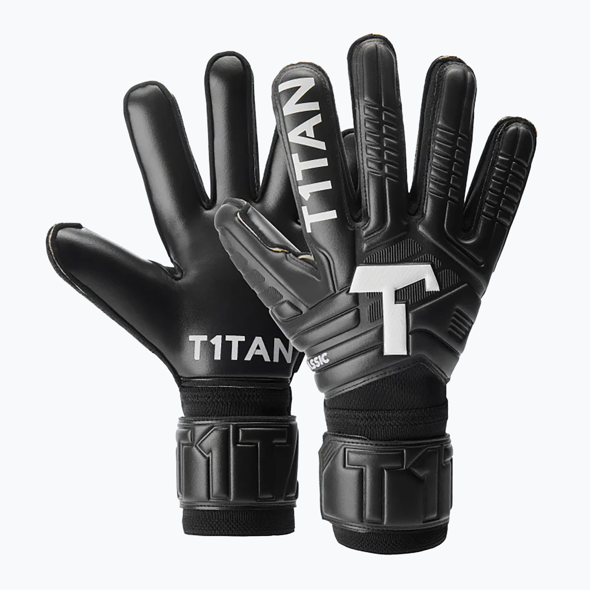 Brankárske rukavice T1TAN Classic 1.0 Black-Out black