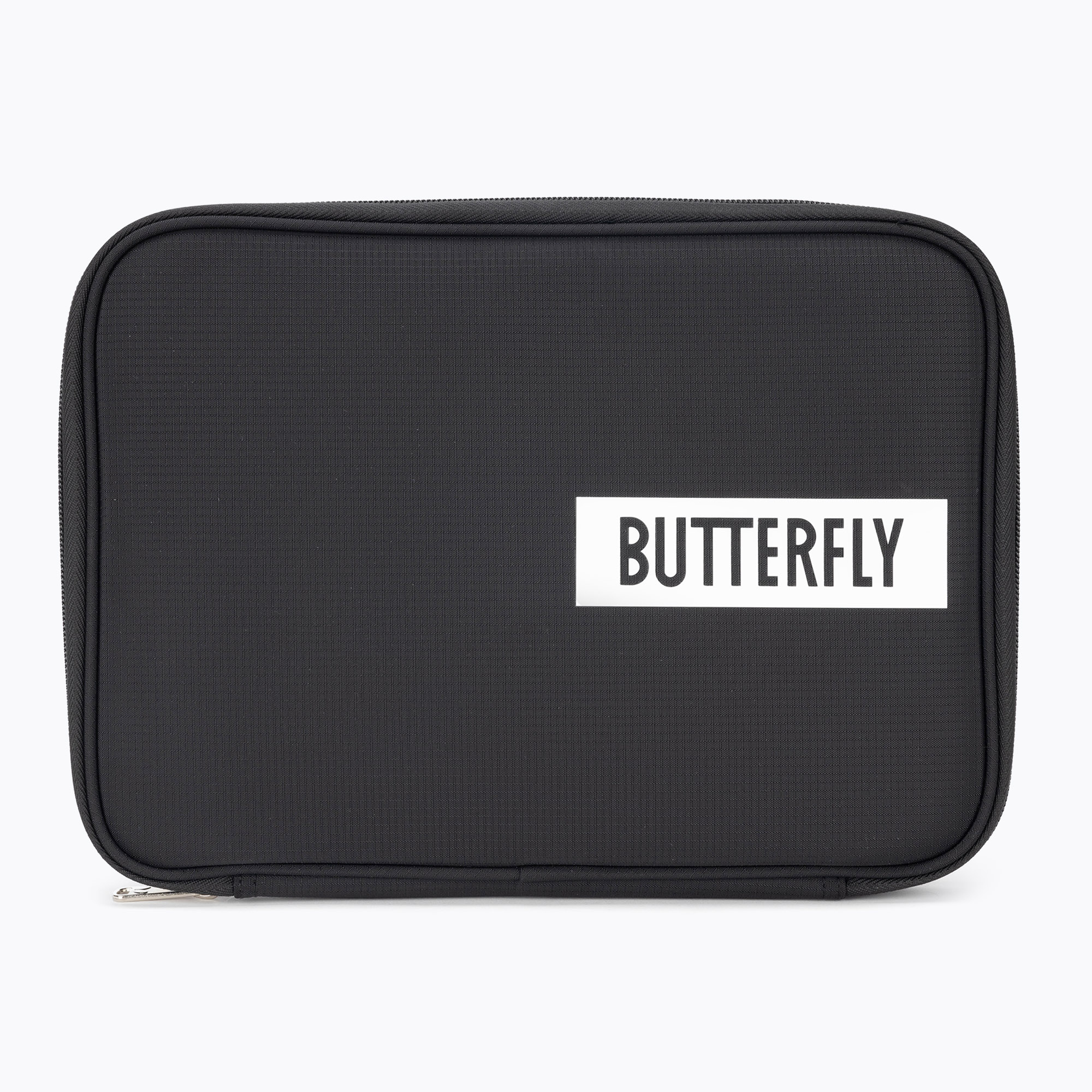 Butterfly Logo obdĺžnik čierny kryt rakety na stolný tenis (Logo prostokąt LOGOPROST)